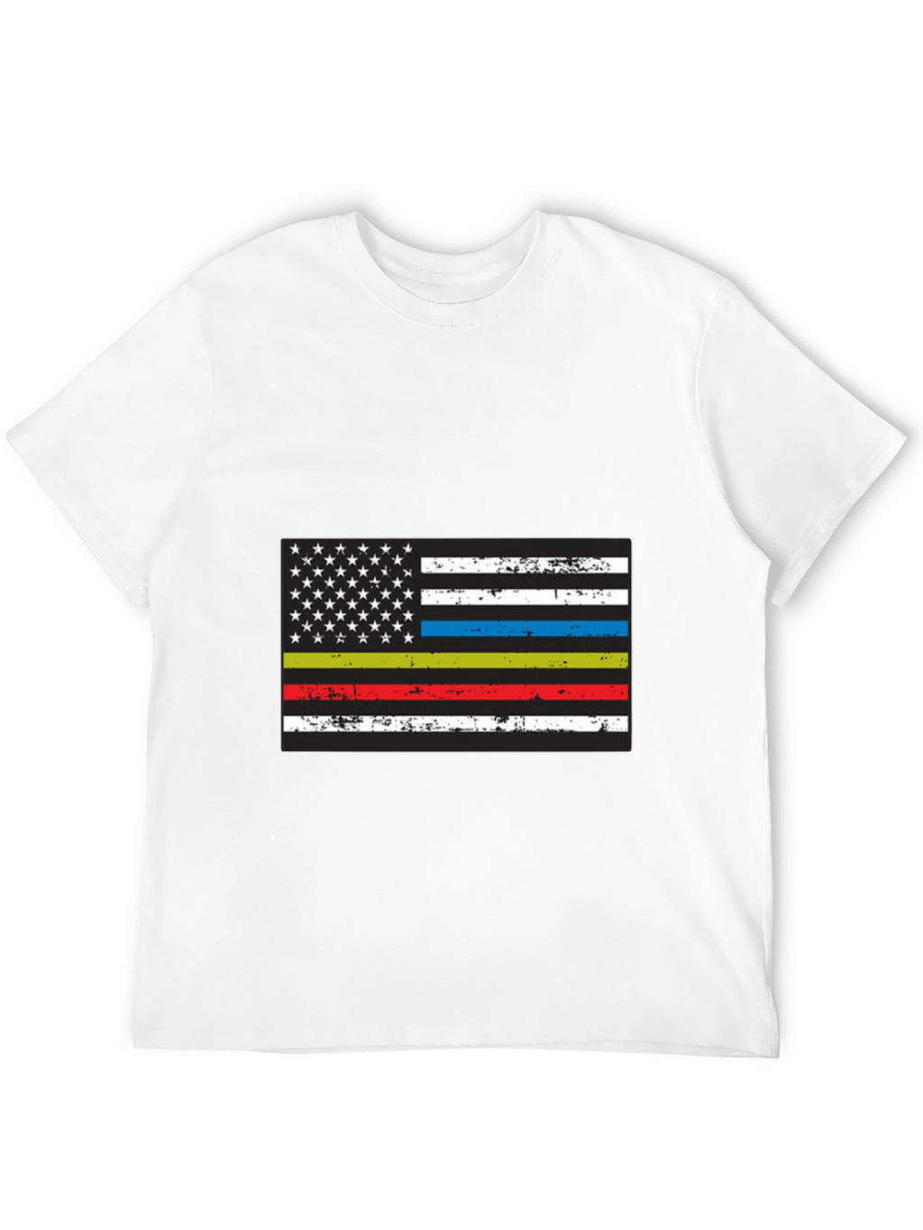 Thin Line American Flag Graphic Tee