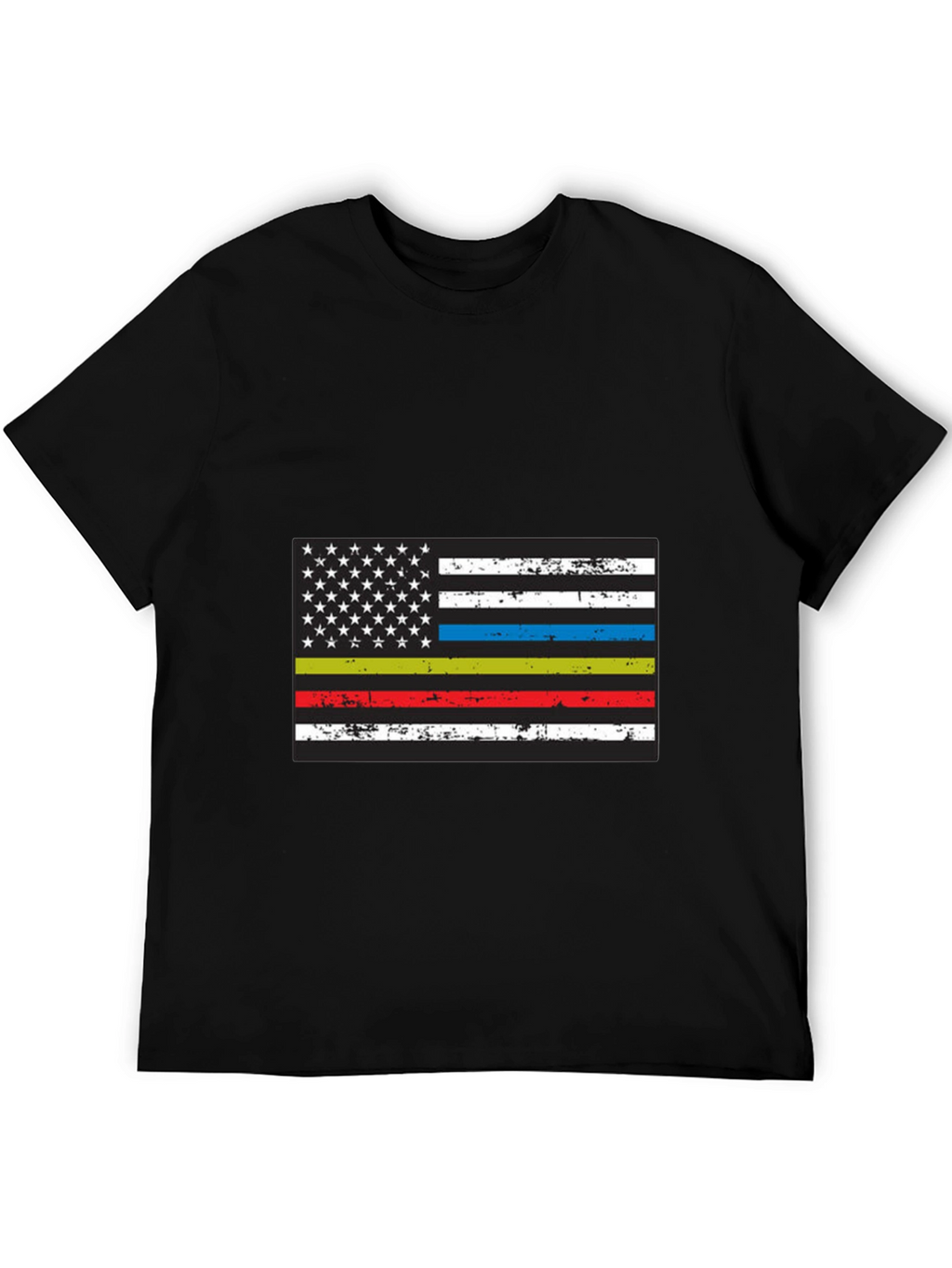 Thin Line American Flag Graphic Tee