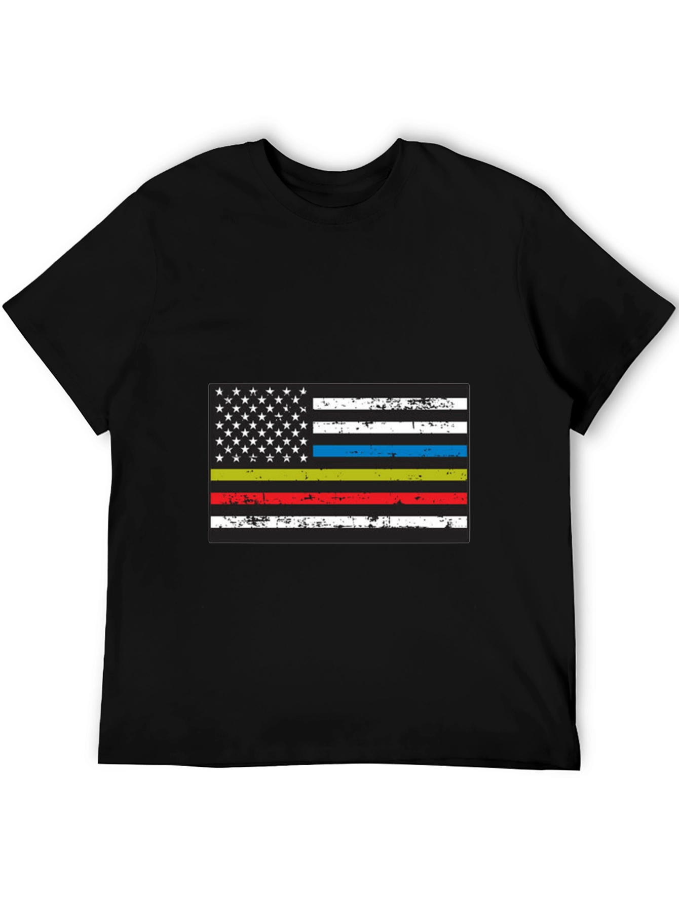Thin Line American Flag Graphic Tee