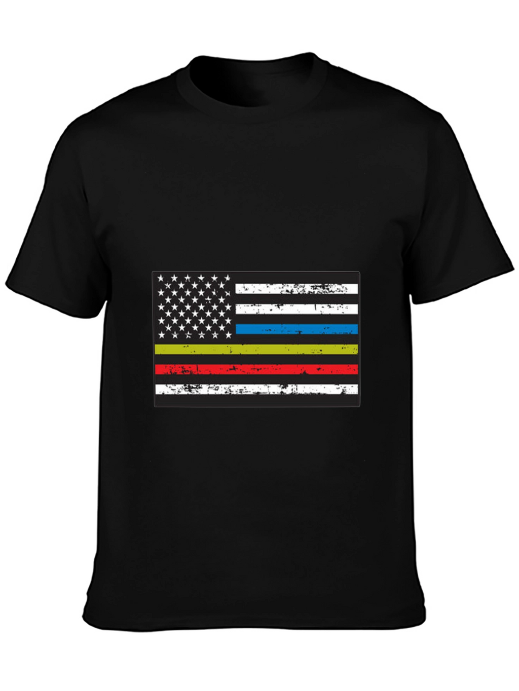 Thin Line American Flag Graphic Tee