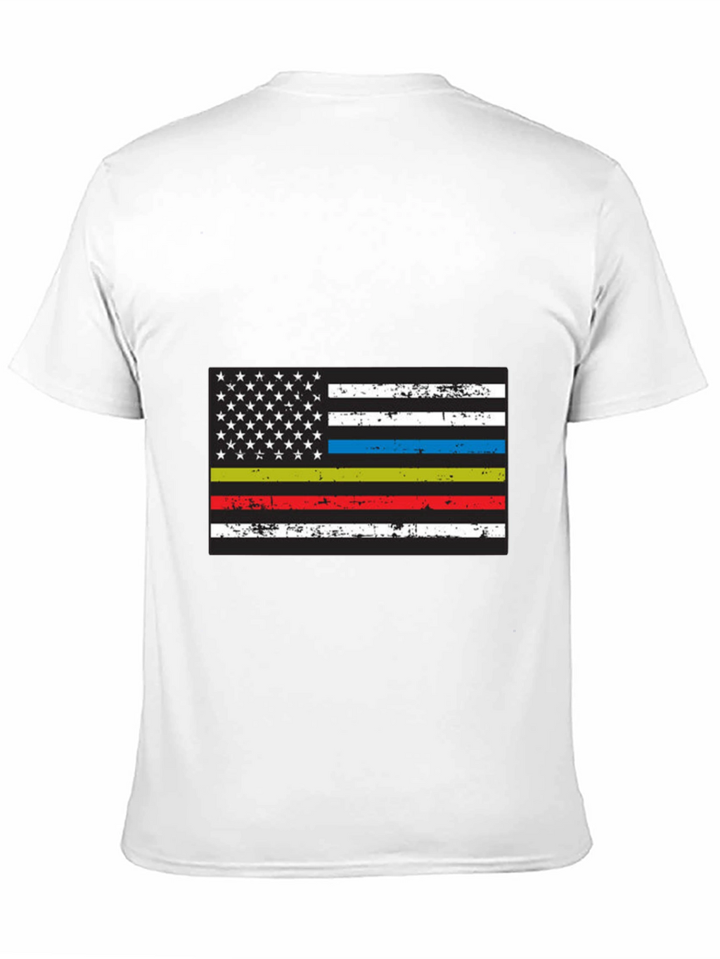 Thin Line American Flag Graphic Tee