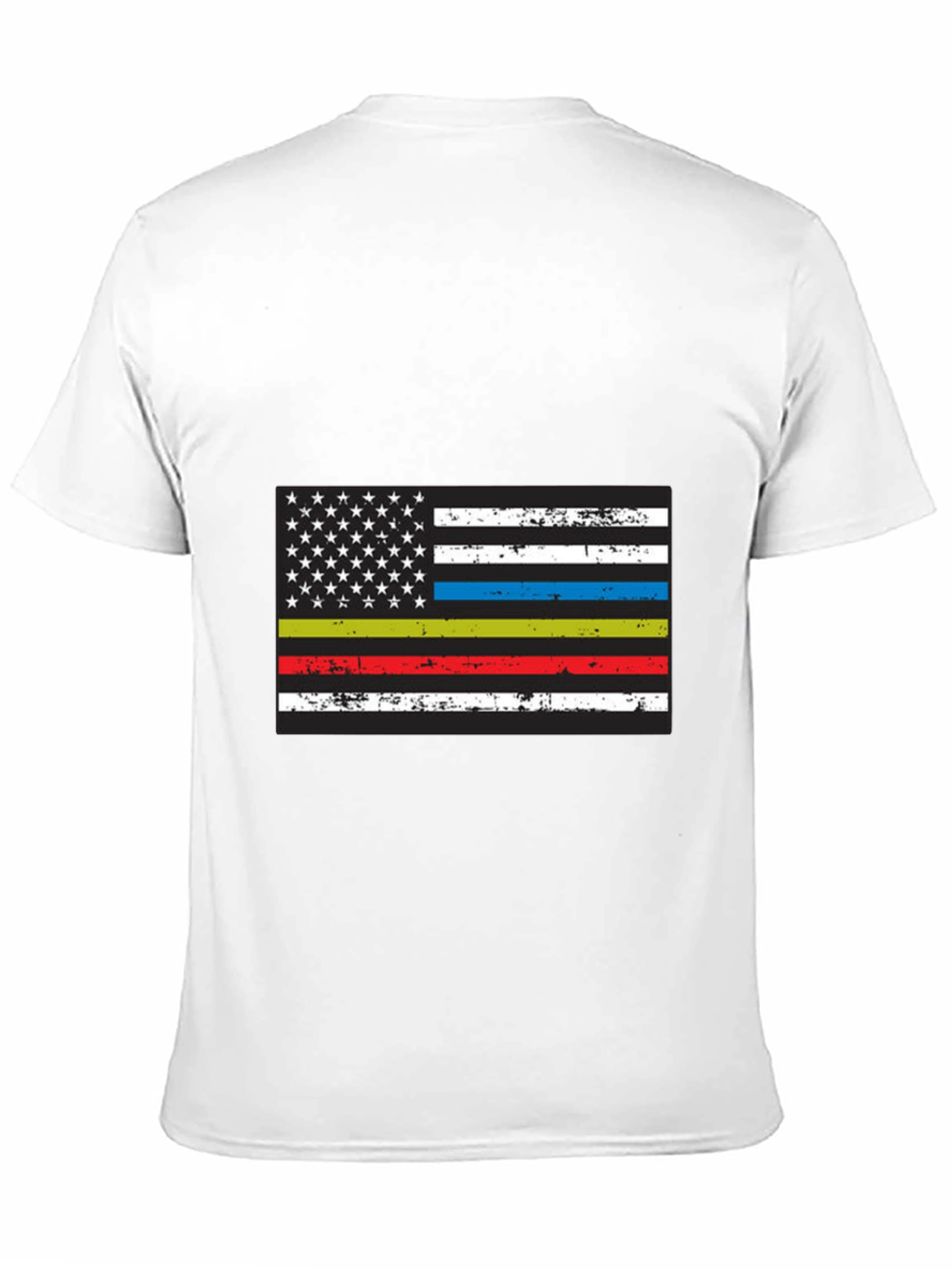 Thin Line American Flag Graphic Tee