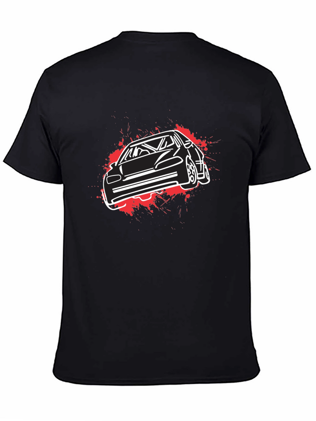 Car Graphic T-Shirt - Black
