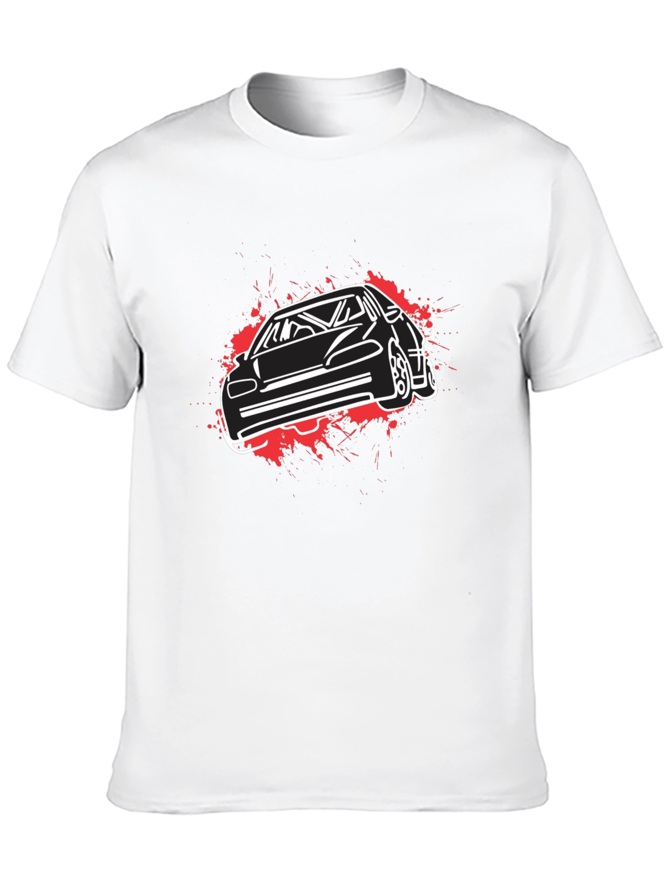 Car Graphic T-Shirt - Black