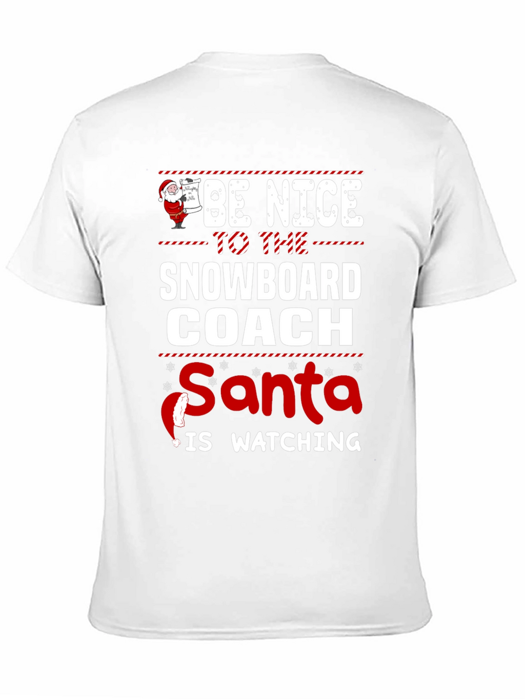 Funny Snowboard Coach Christmas T-Shirt