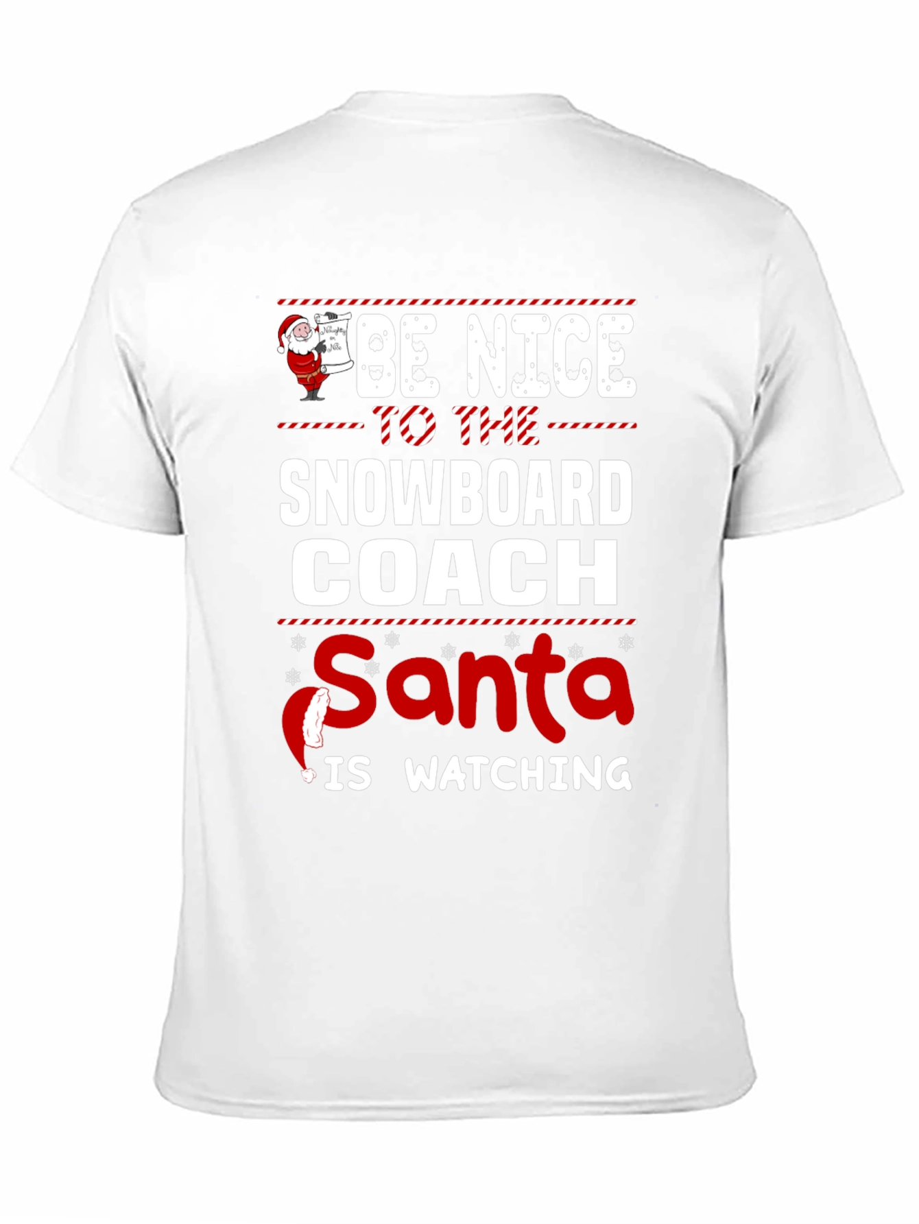 Funny Snowboard Coach Christmas T-Shirt