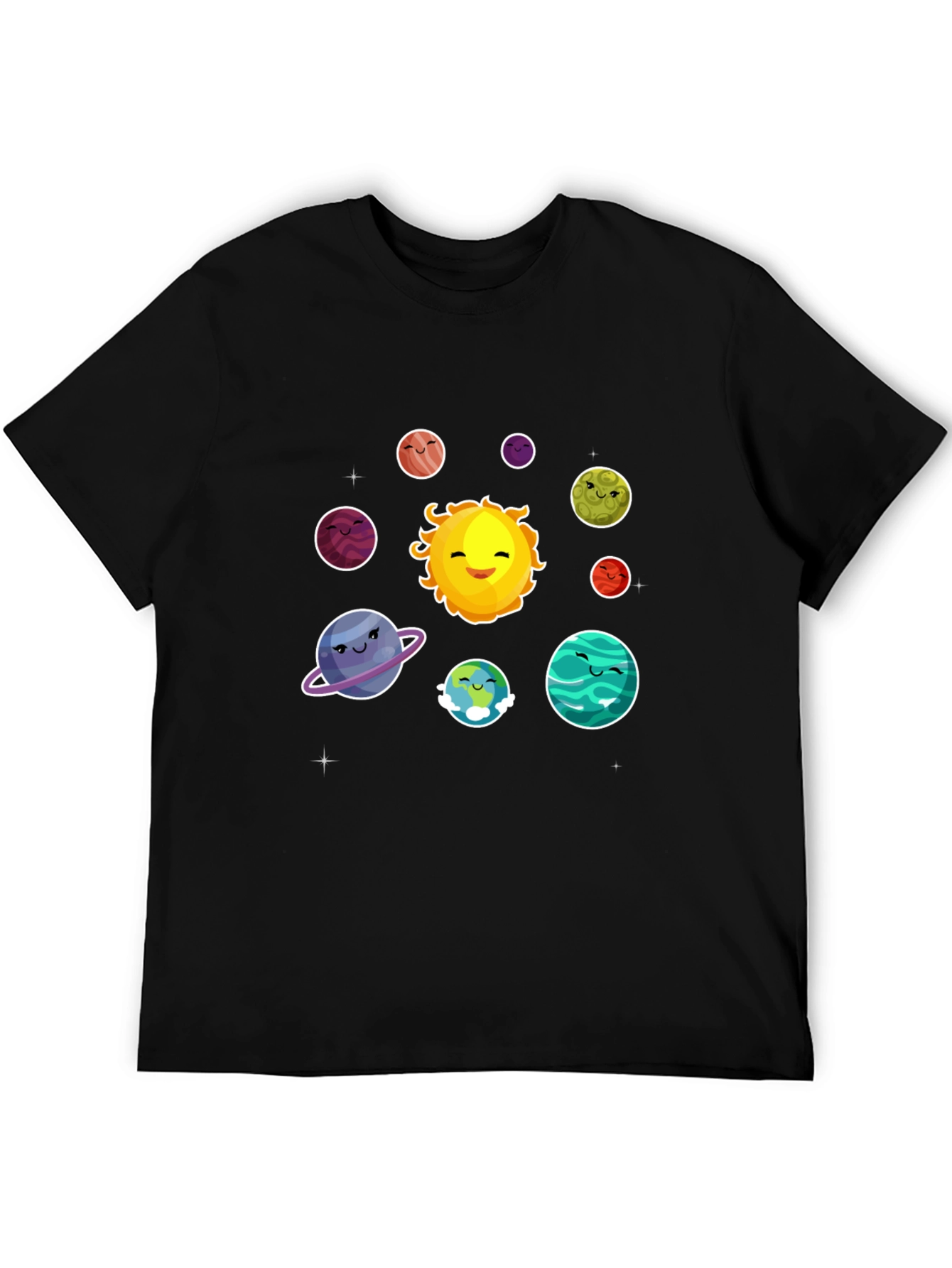 Solar System Planets Graphic T-Shirt