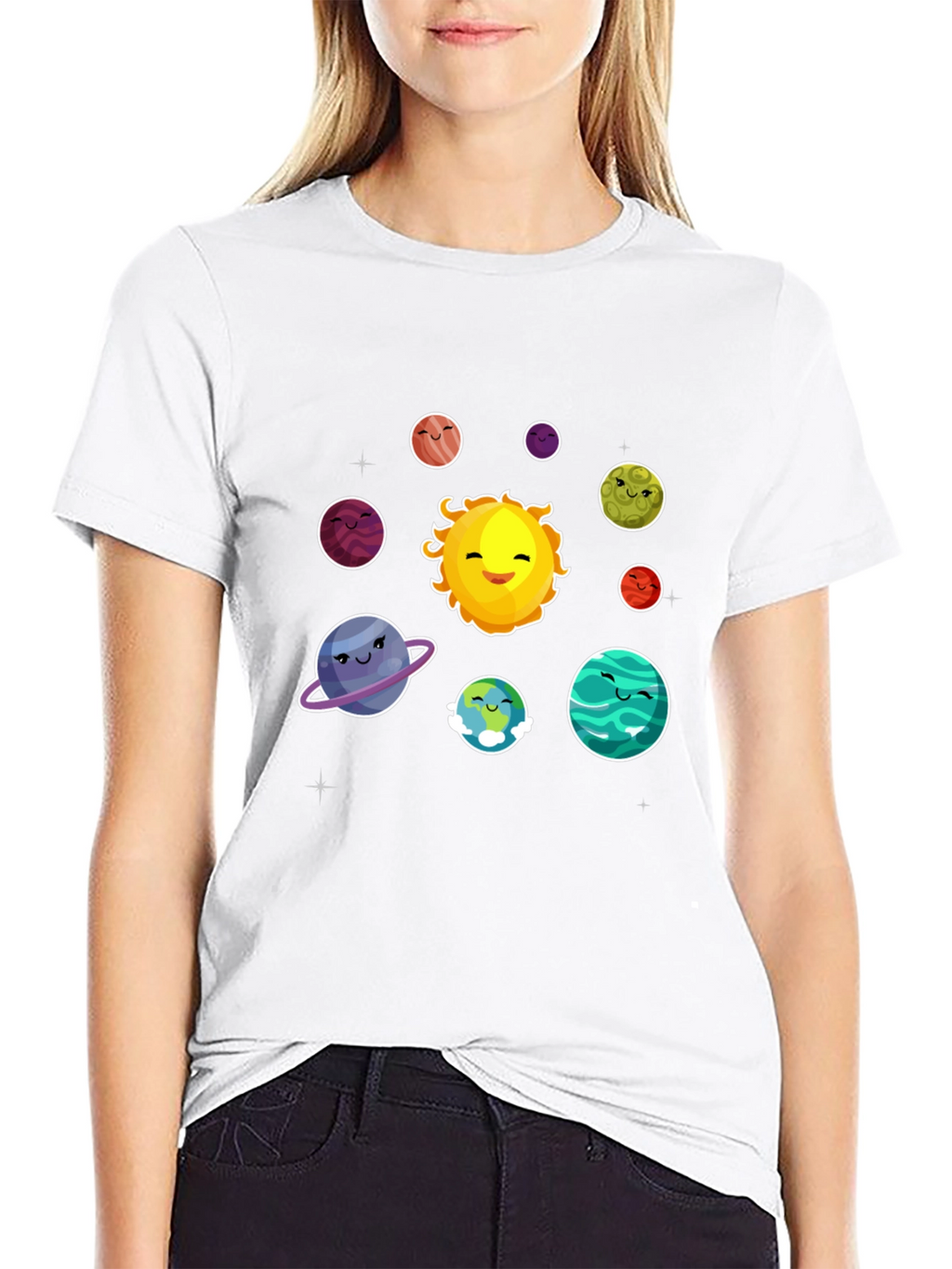 Solar System Planets Graphic T-Shirt