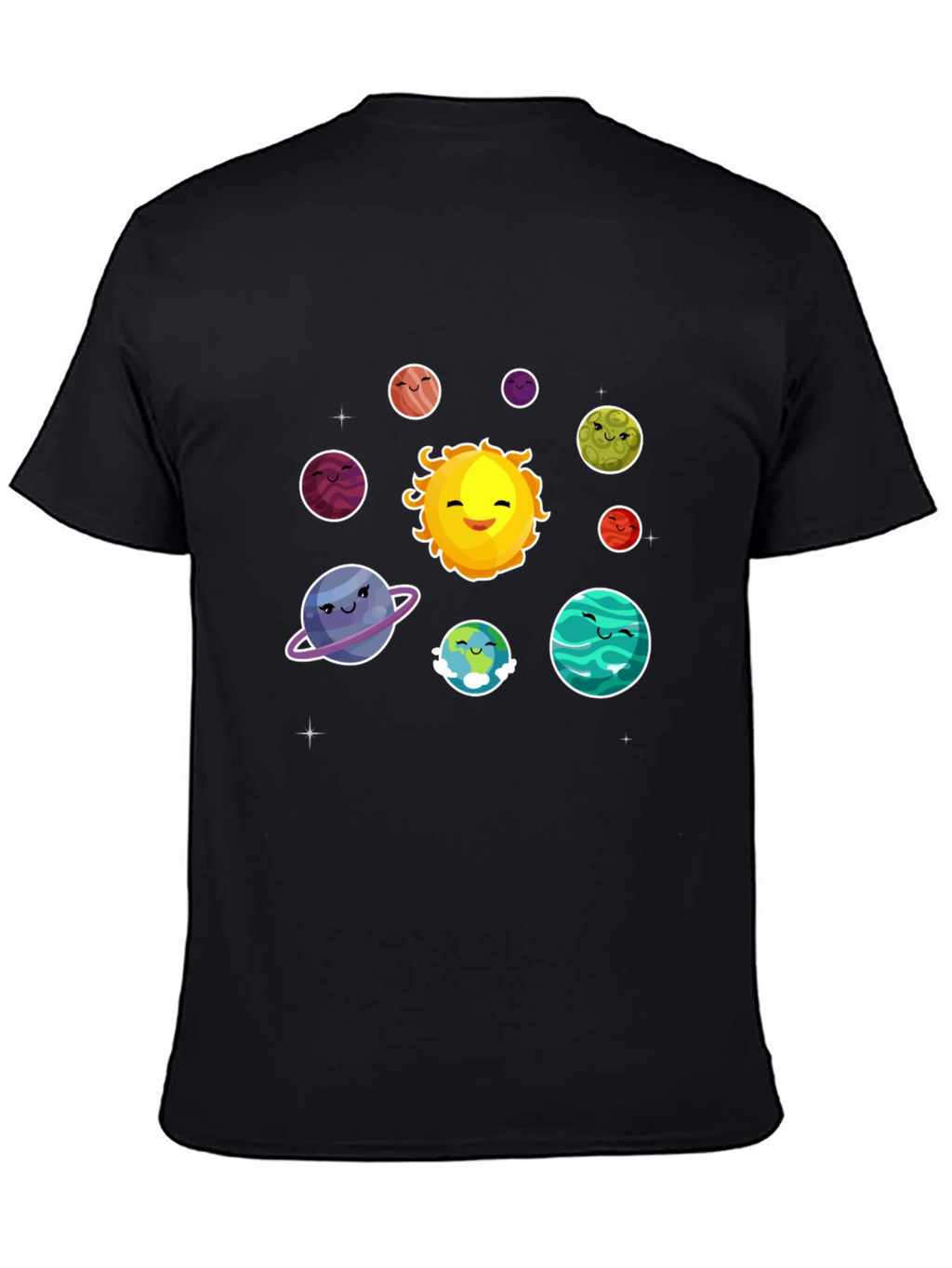 Solar System Planets Graphic T-Shirt