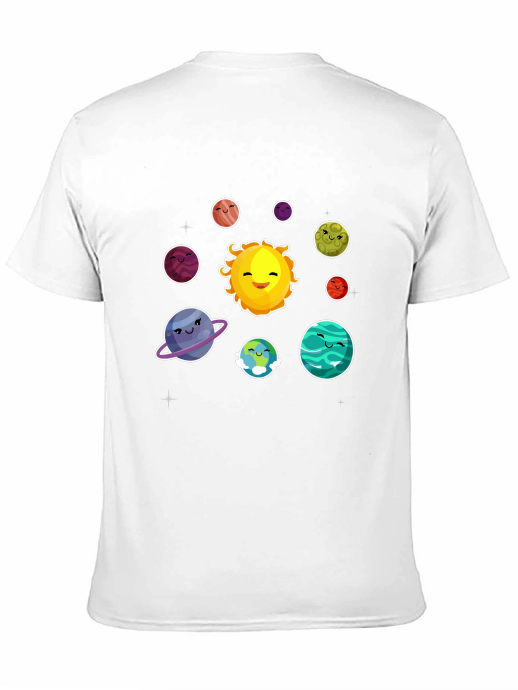 Solar System Planets Graphic T-Shirt