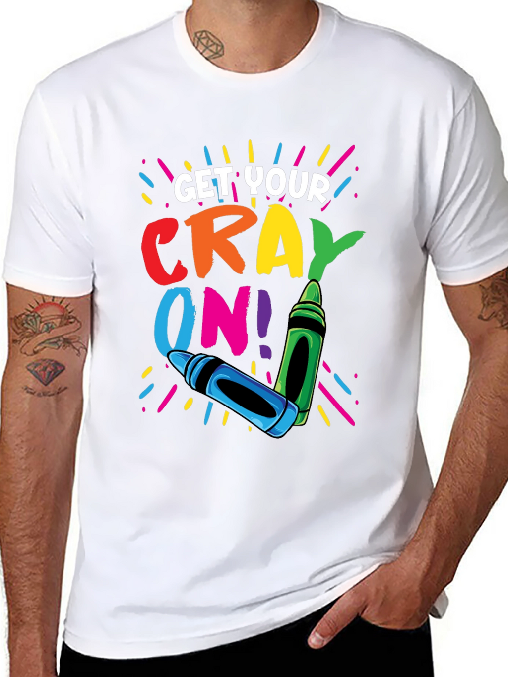 Get Your Crayon On! Graphic T-Shirt