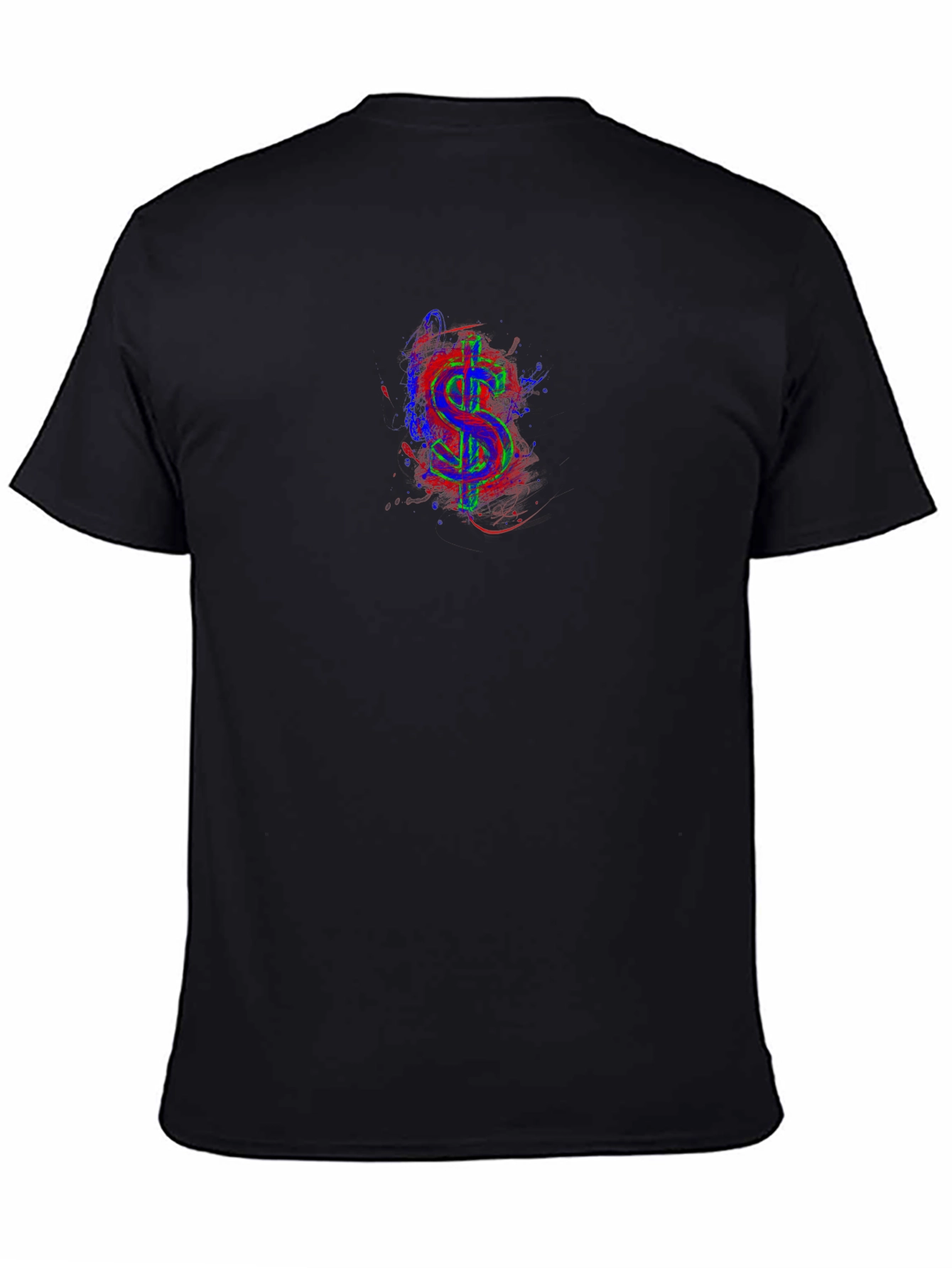 Vibrant Dollar Sign Graphic Tee