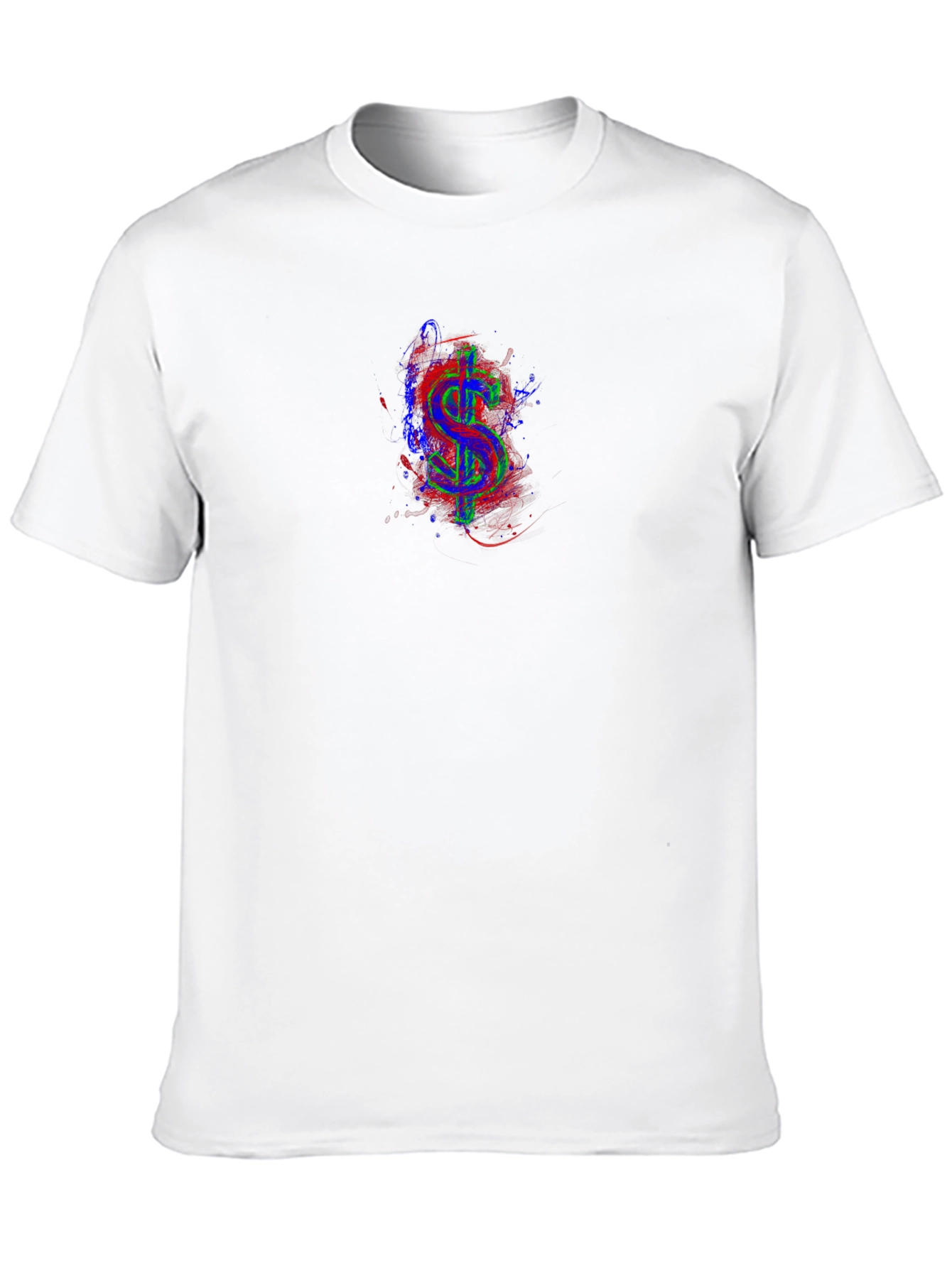Vibrant Dollar Sign Graphic Tee