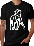 Monkey Graphic Tee - Stylish Black Cotton T-Shirt