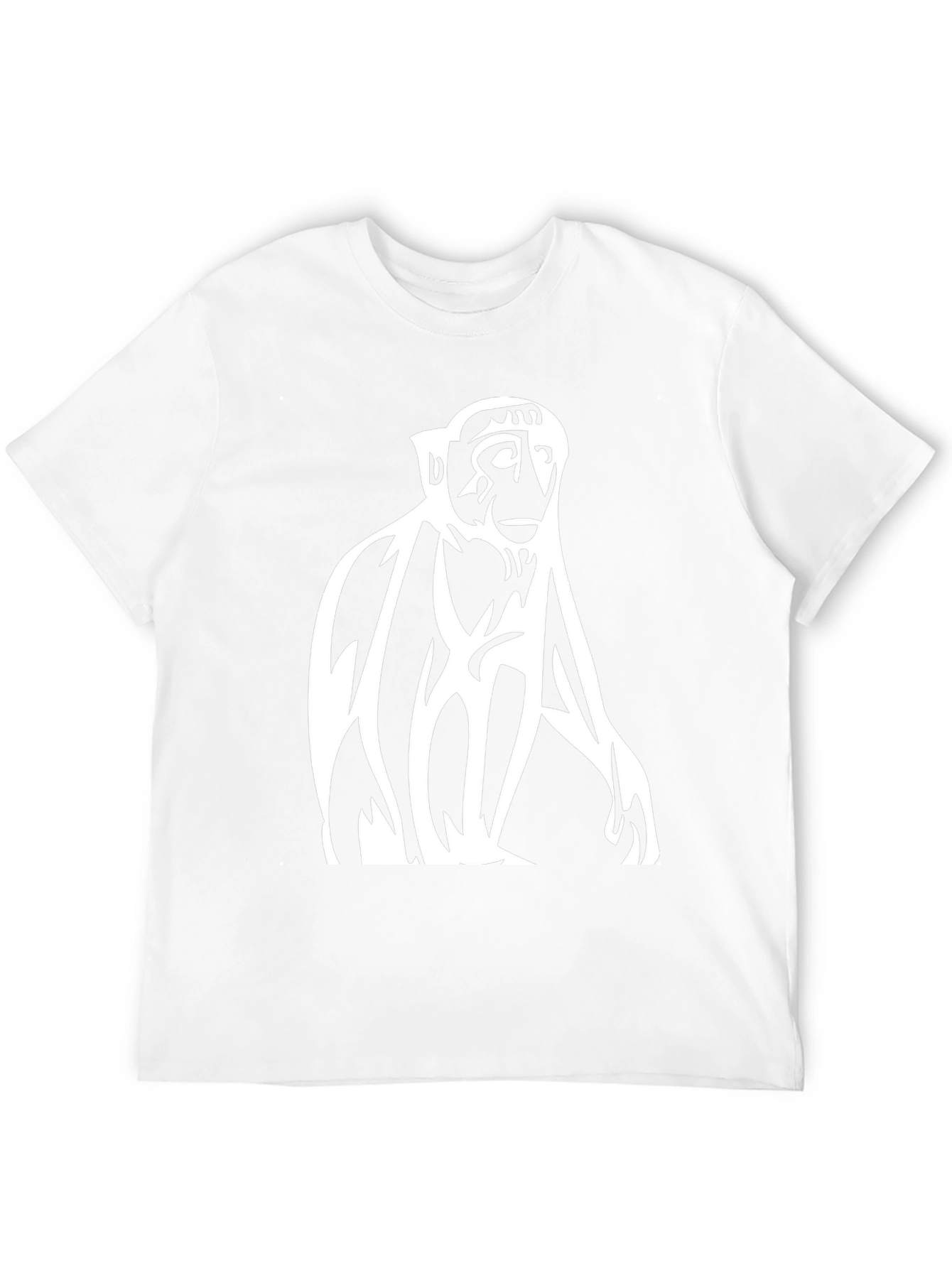 Monkey Graphic Tee - Stylish Black Cotton T-Shirt