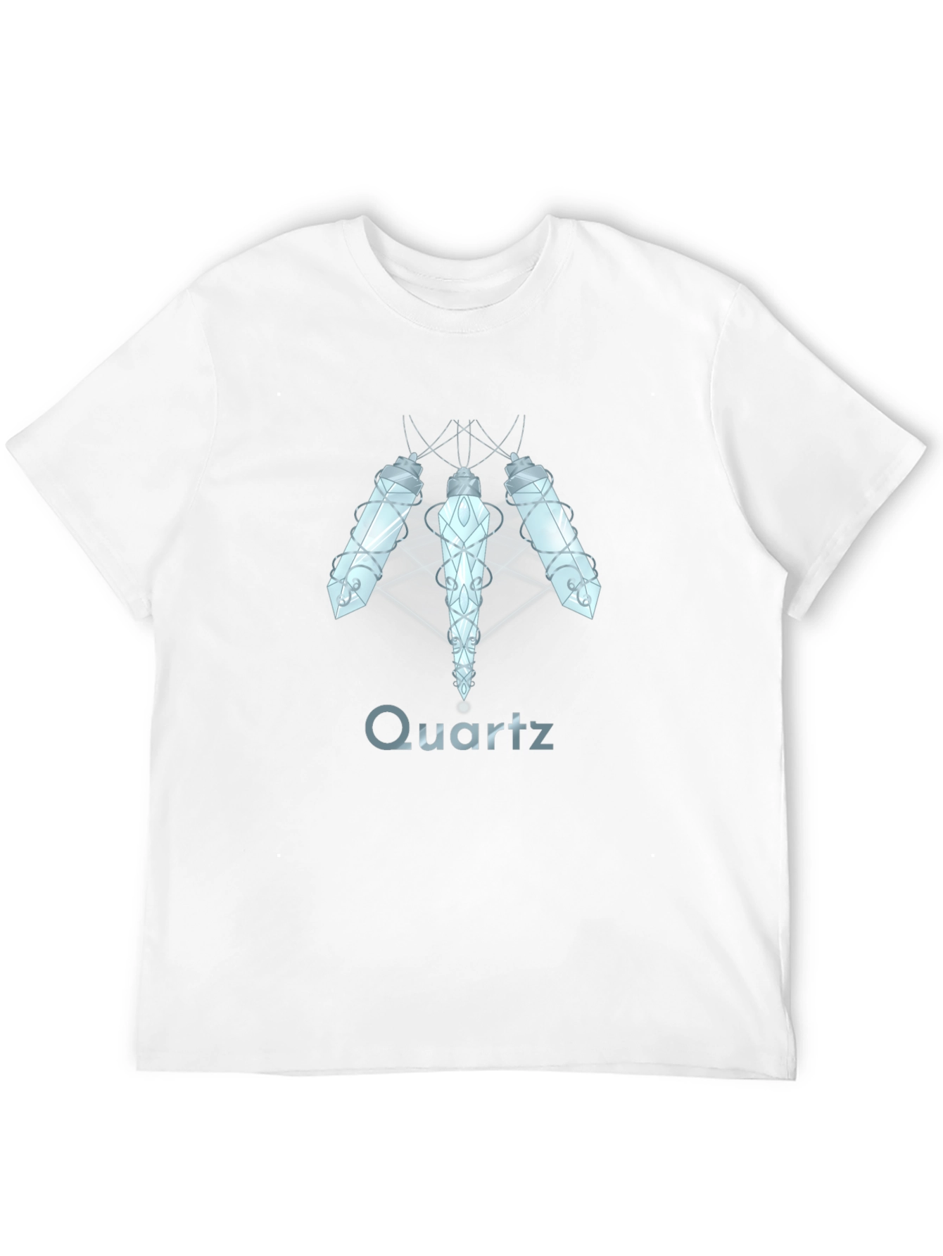Quartz Crystal Design Graphic T-Shirt