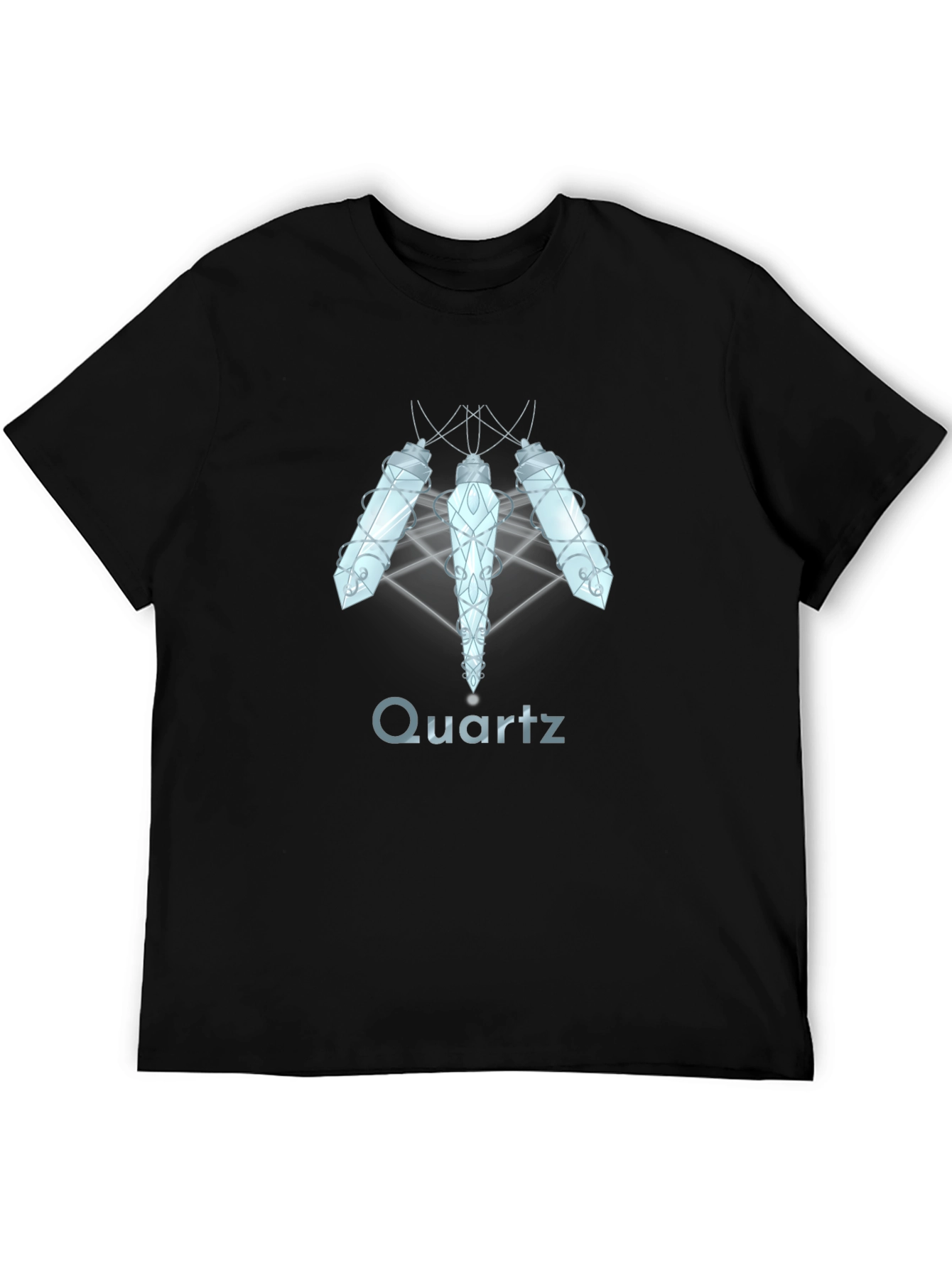 Quartz Crystal Design Graphic T-Shirt