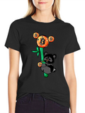 Bitcoin Panda Tee - Crypto Inspired Design