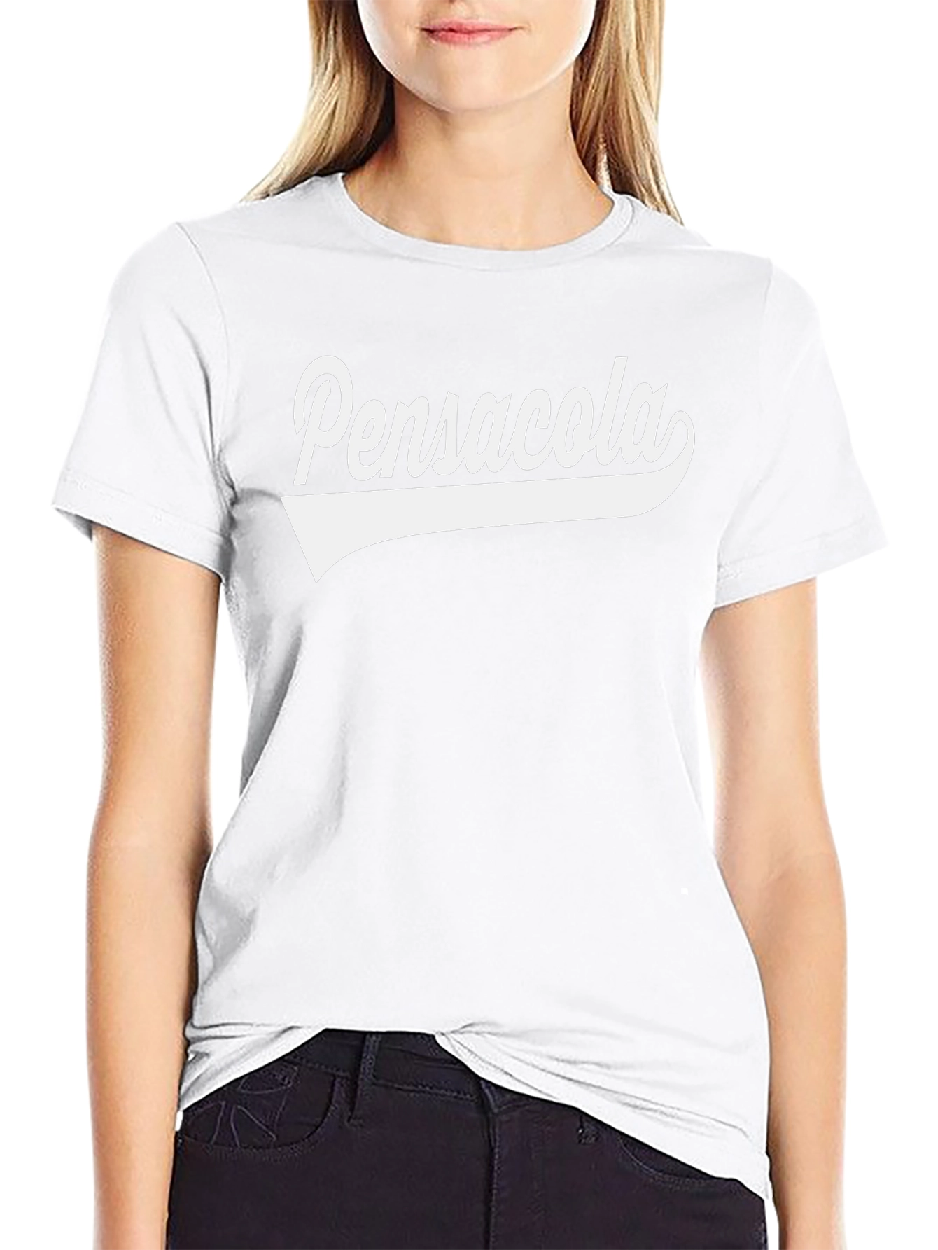 Pensacola Graphic Tee - Retro Style Black T-Shirt