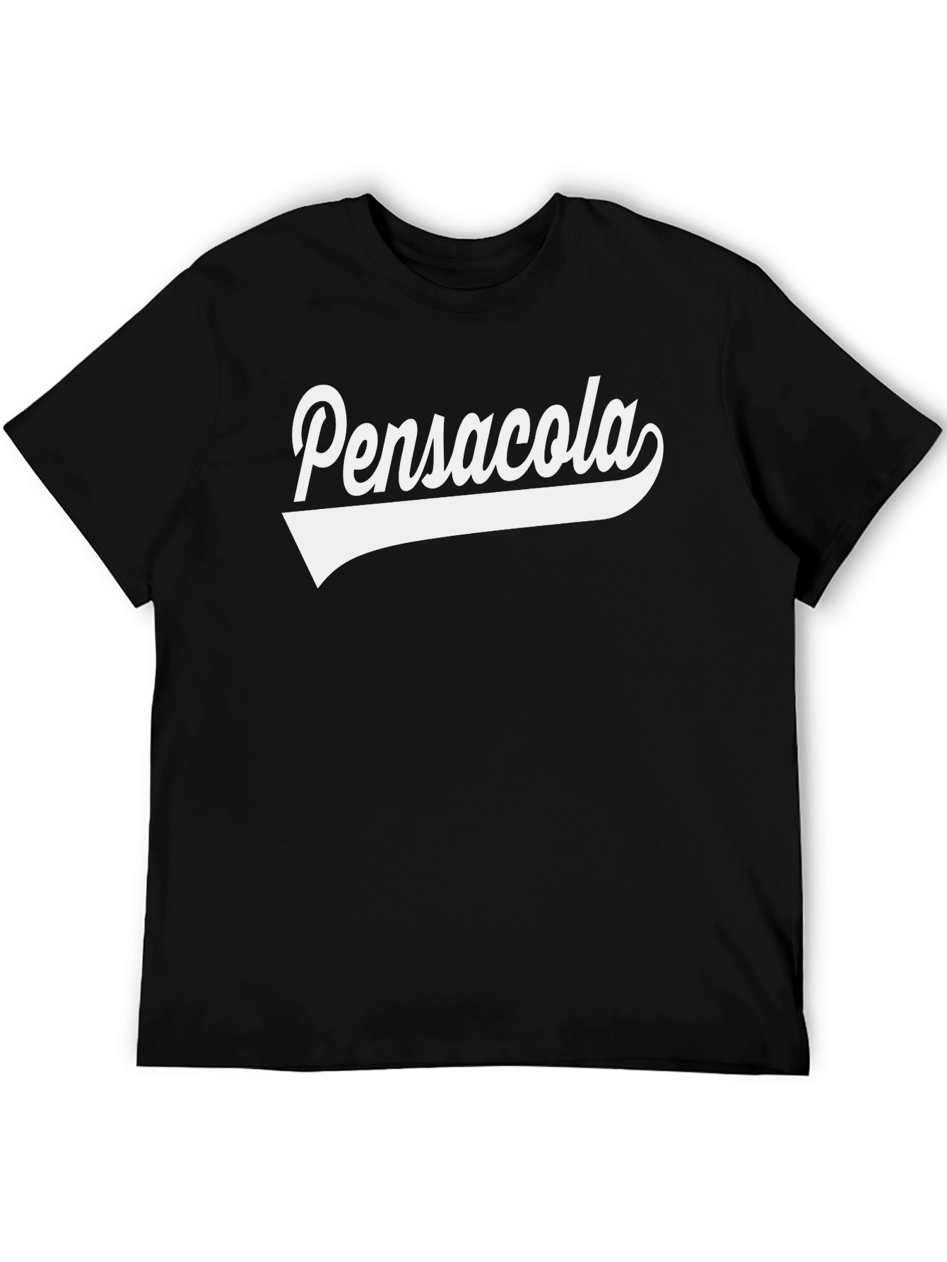 Pensacola Graphic Tee - Retro Style Black T-Shirt