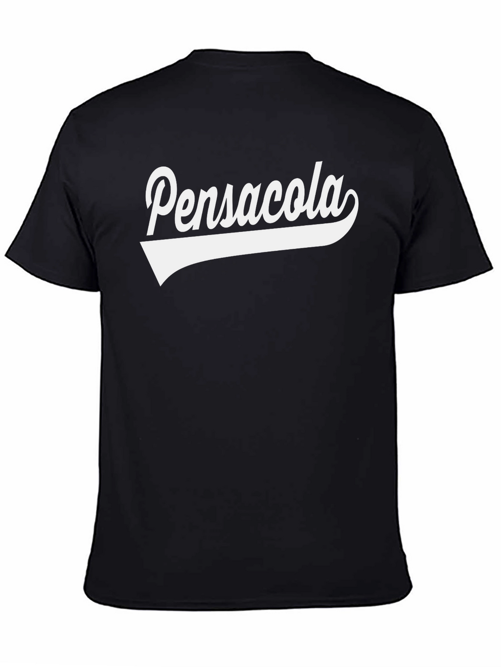 Pensacola Graphic Tee - Retro Style Black T-Shirt