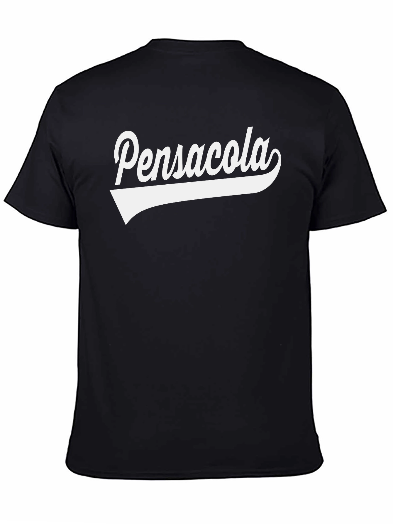 Pensacola Graphic Tee - Retro Style Black T-Shirt