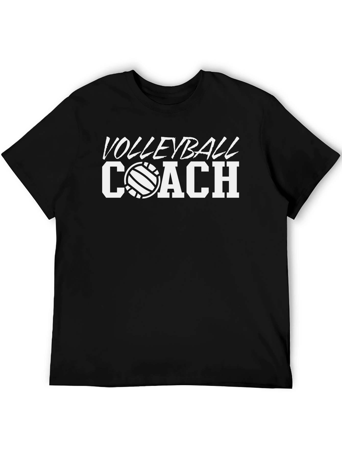 Volleyball Coach Black T-Shirt