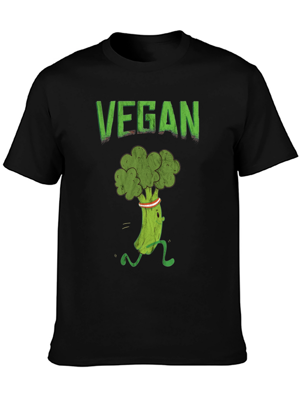 Vegan Broccoli Running T-Shirt