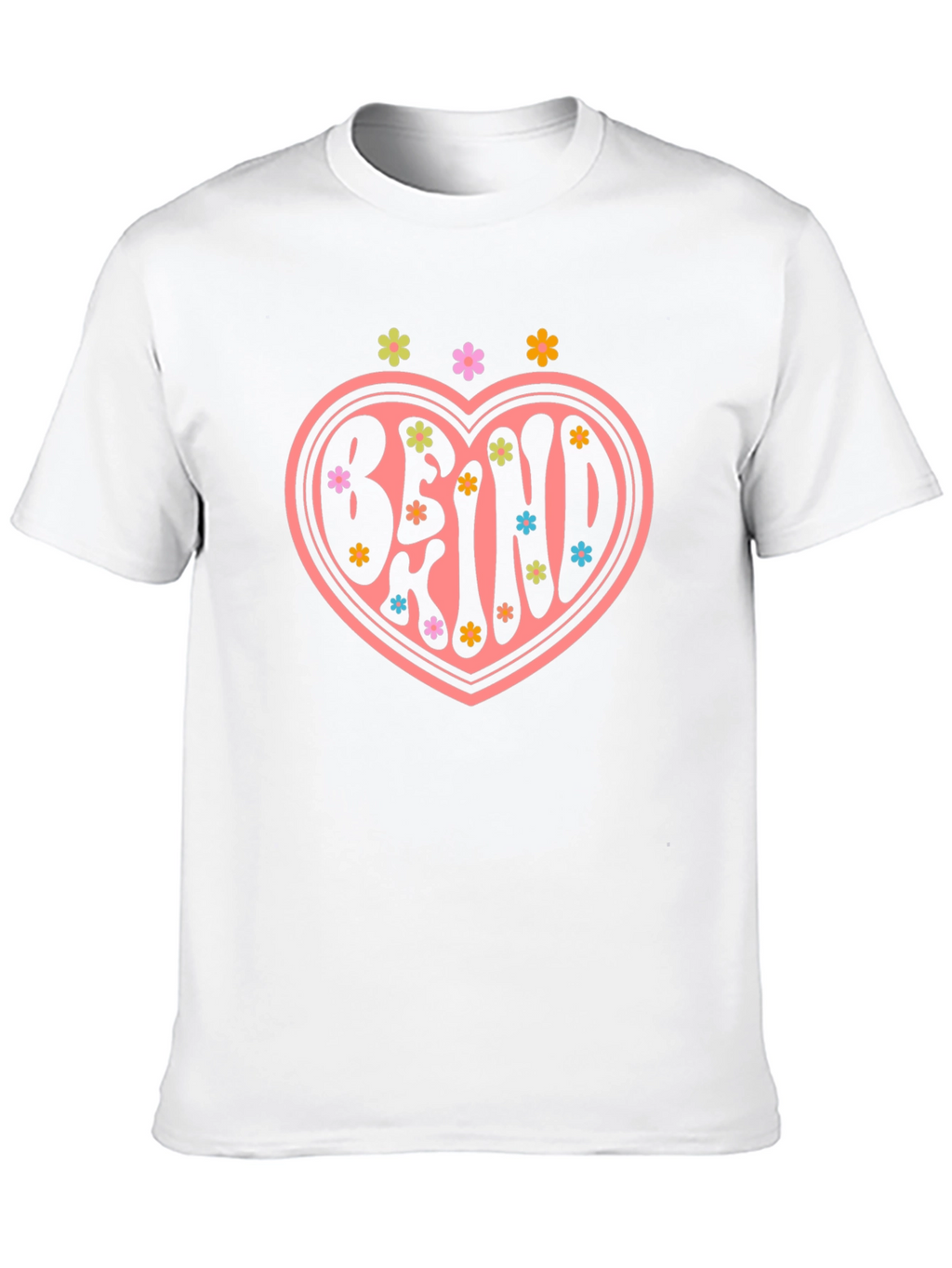 Be Kind Heart Graphic Tee - Black