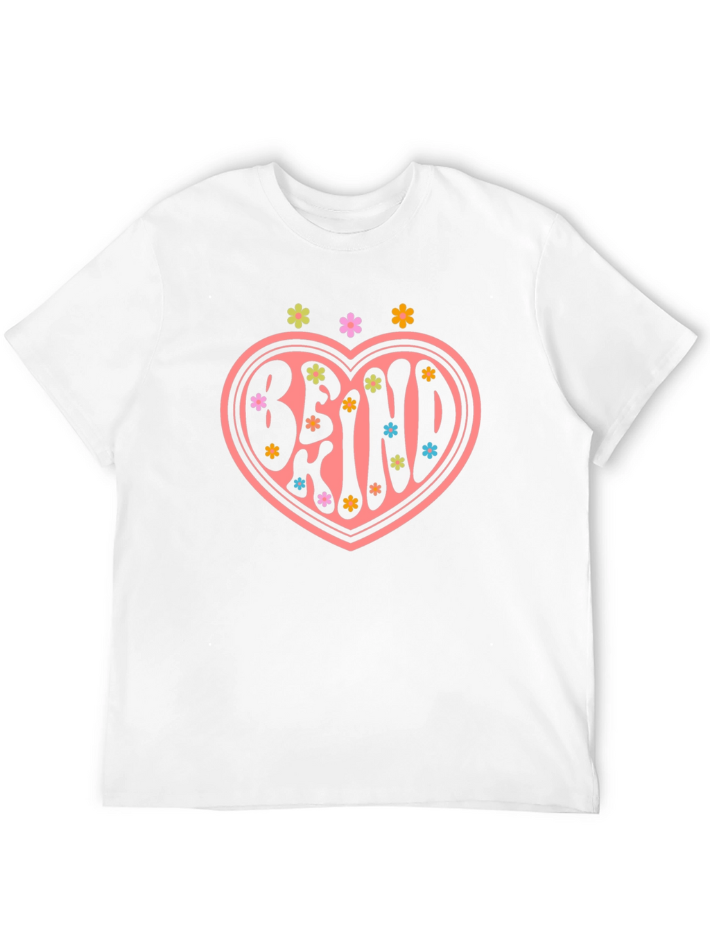 Be Kind Heart Graphic Tee - Black
