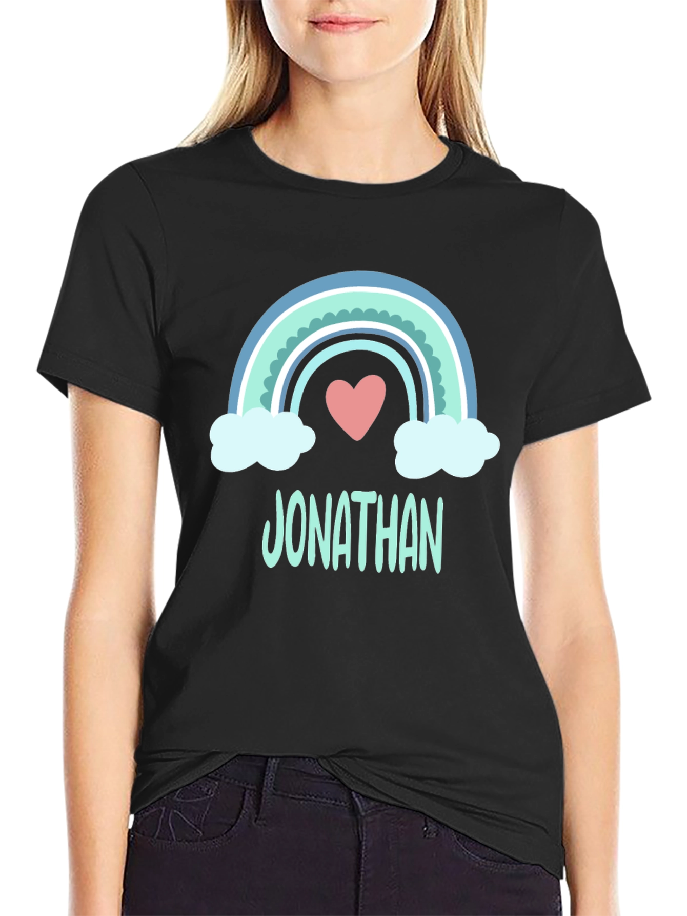 Personalized Rainbow Jonathan T-Shirt
