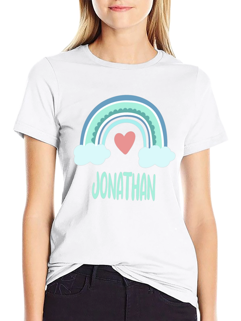 Personalized Rainbow Jonathan T-Shirt