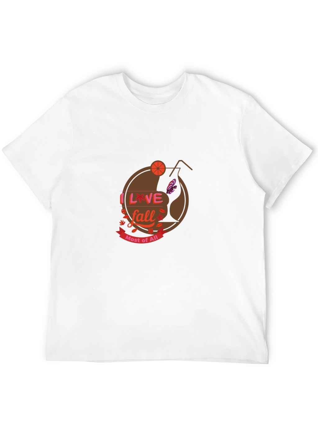 I Love Fall Black T-Shirt