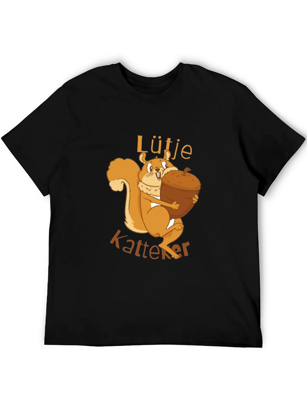 Cute Squirrel Acorn Graphic Tee