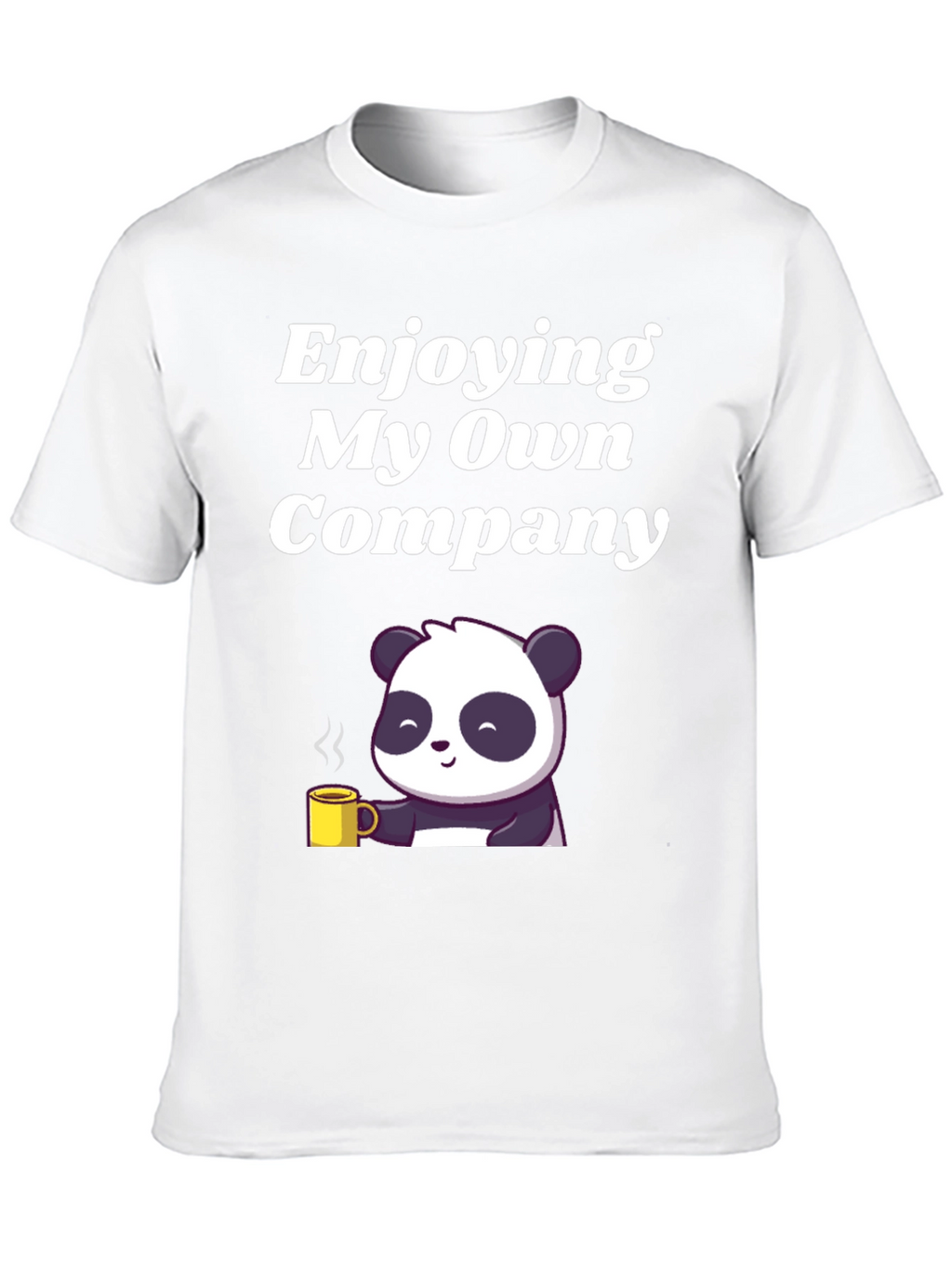 Enjoying My Own Company Panda T-Shirt