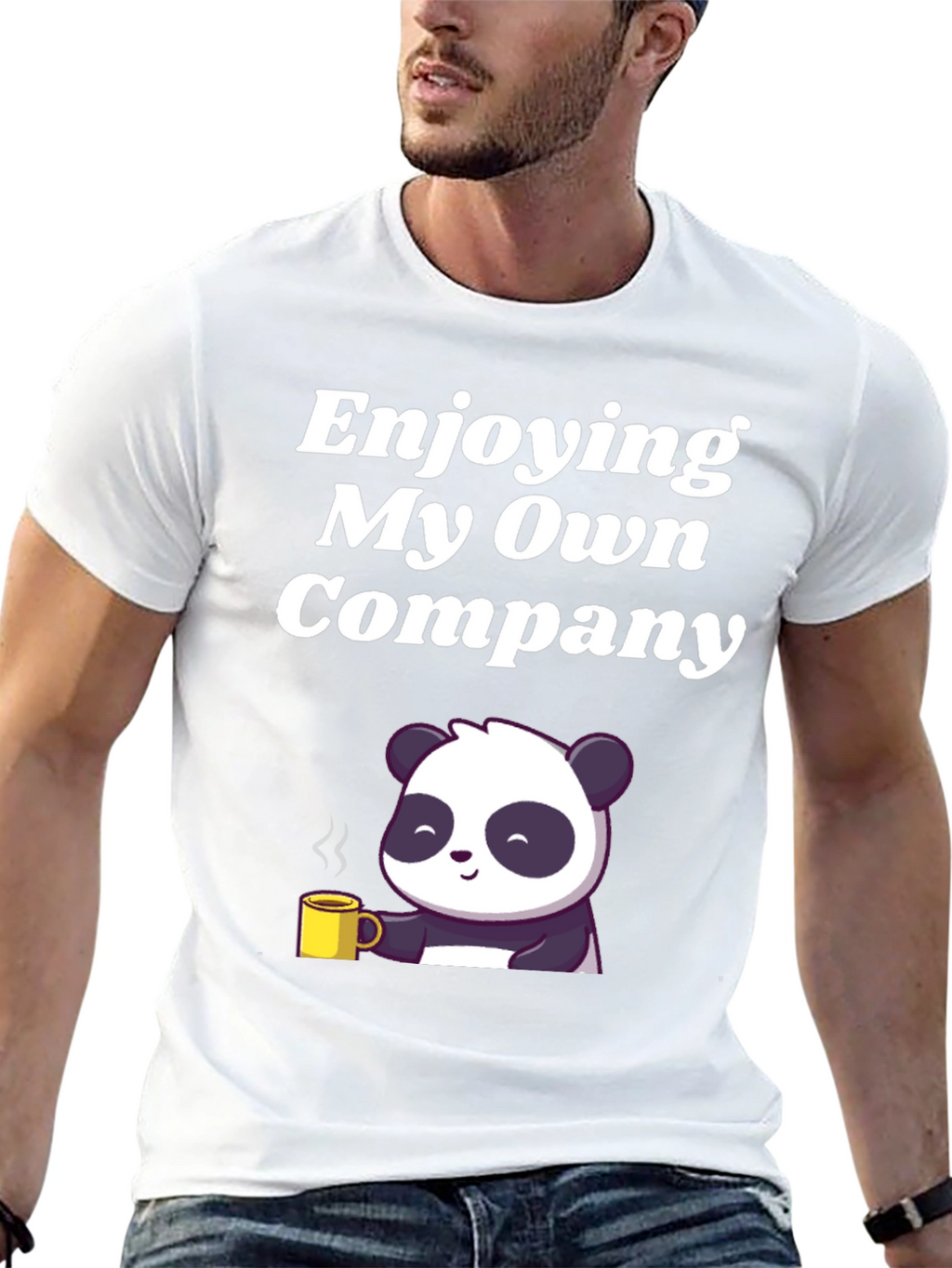Enjoying My Own Company Panda T-Shirt
