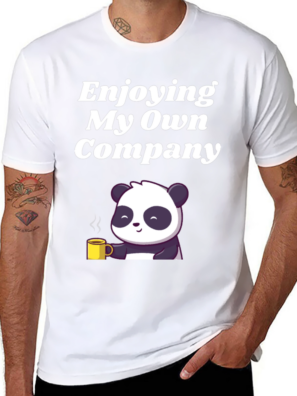 Enjoying My Own Company Panda T-Shirt