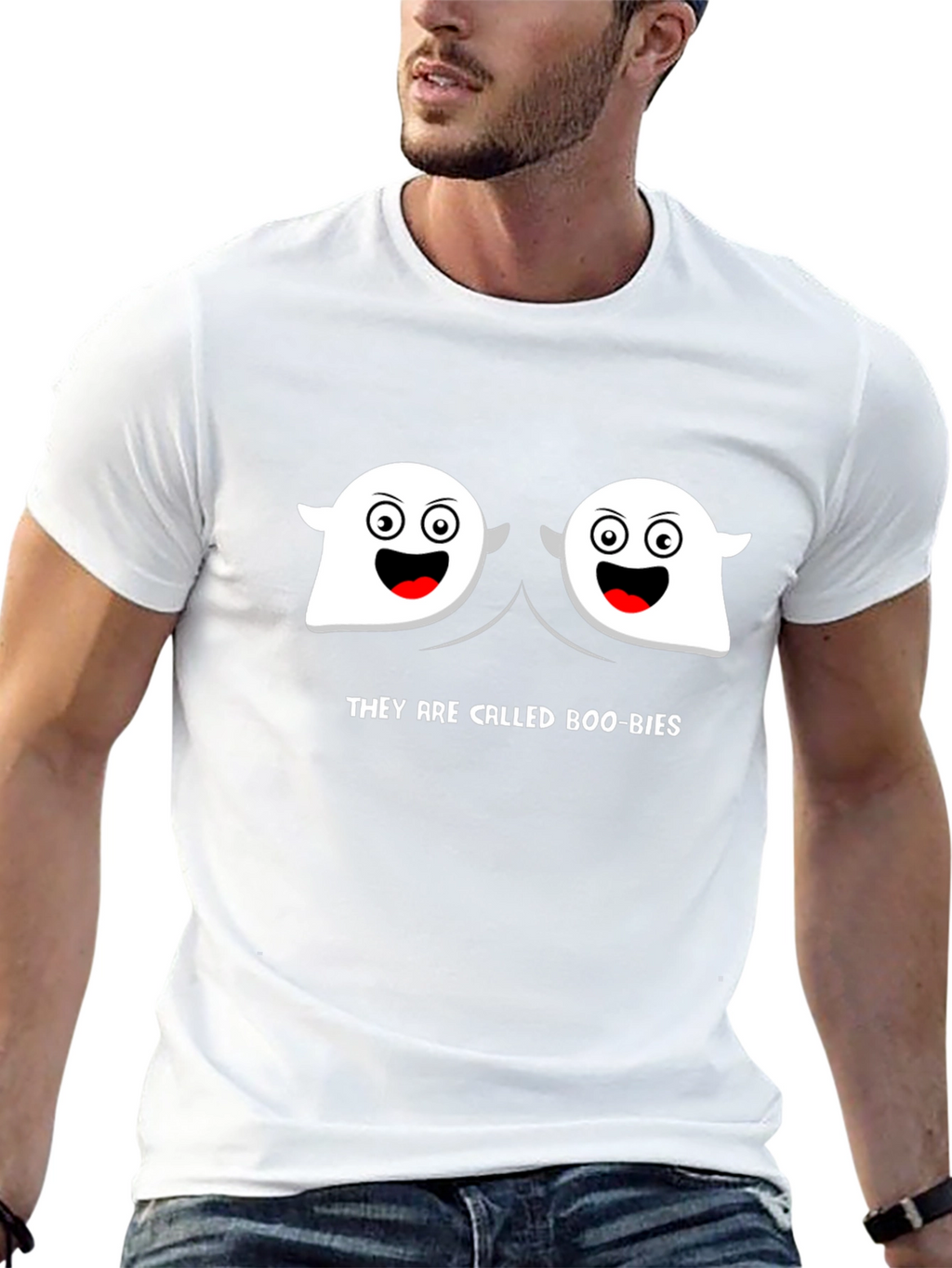 Boo-bies T-Shirt Funny Ghost Humor