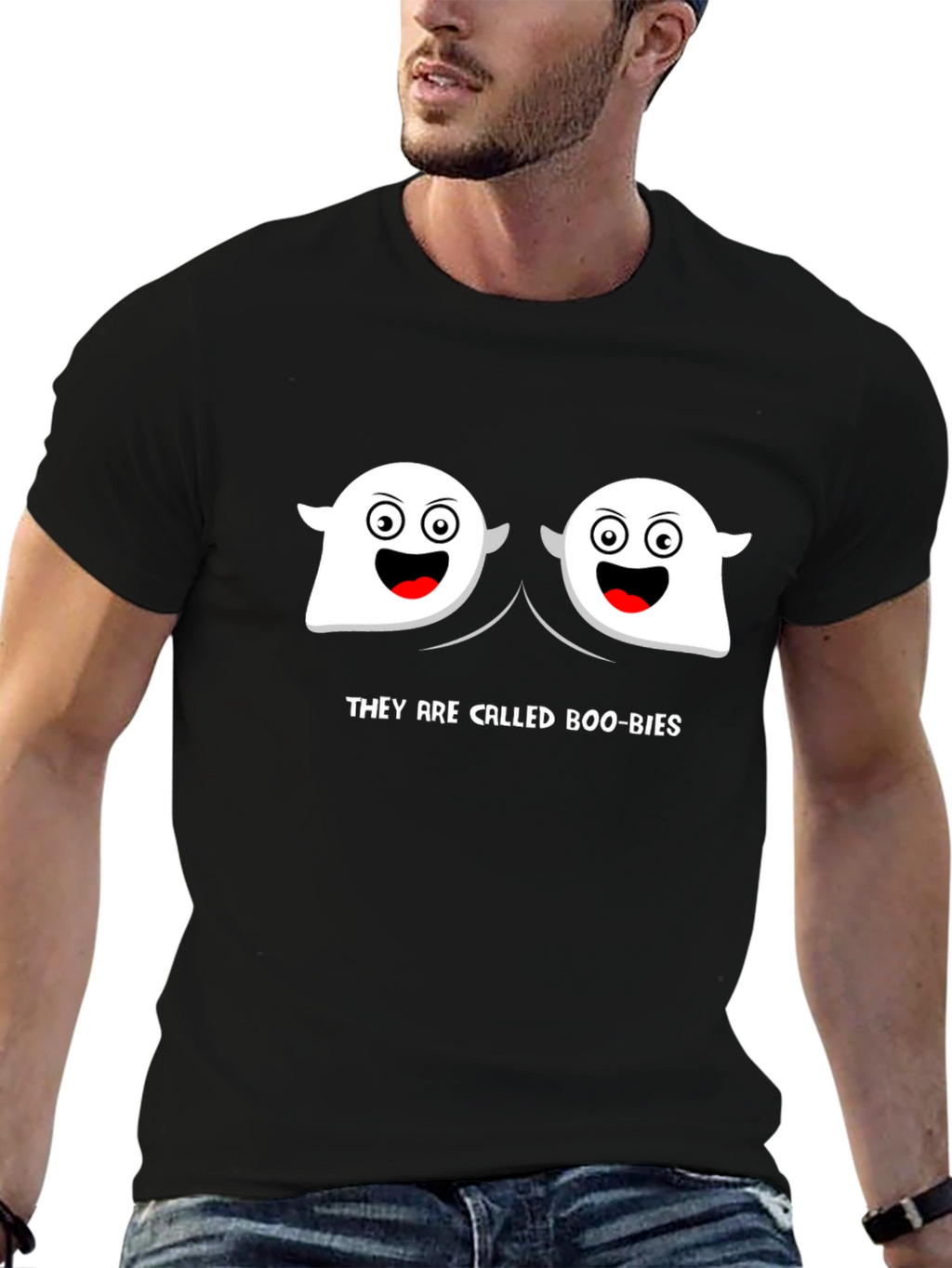 Boo-bies T-Shirt Funny Ghost Humor