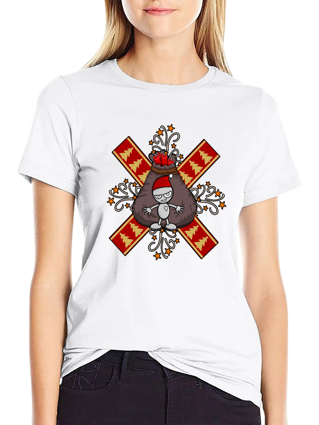 Festive Holiday Santa Sack T-Shirt
