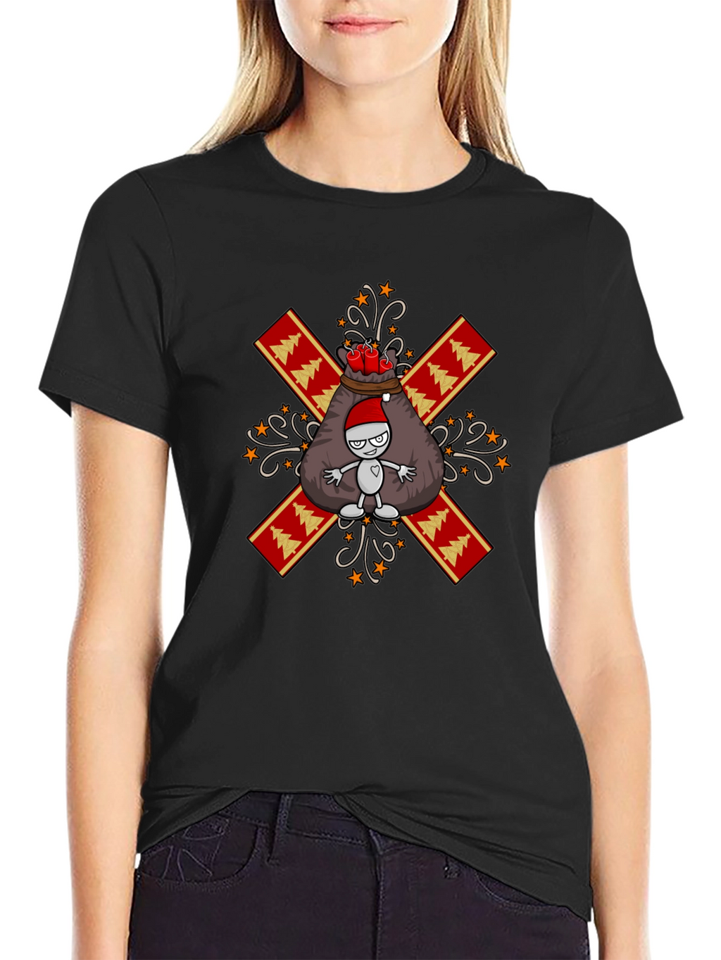 Festive Holiday Santa Sack T-Shirt