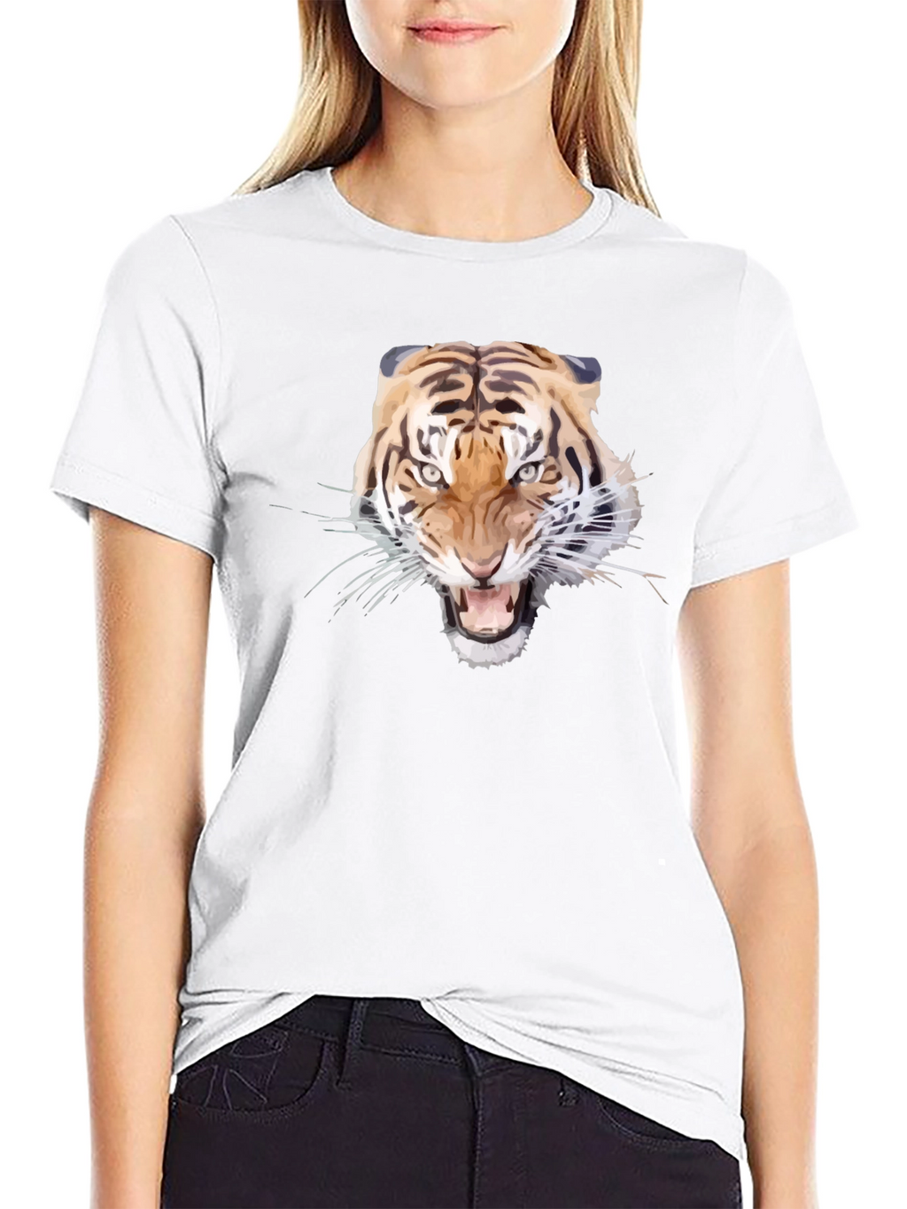 Tiger Graphic Tee - Fierce Style
