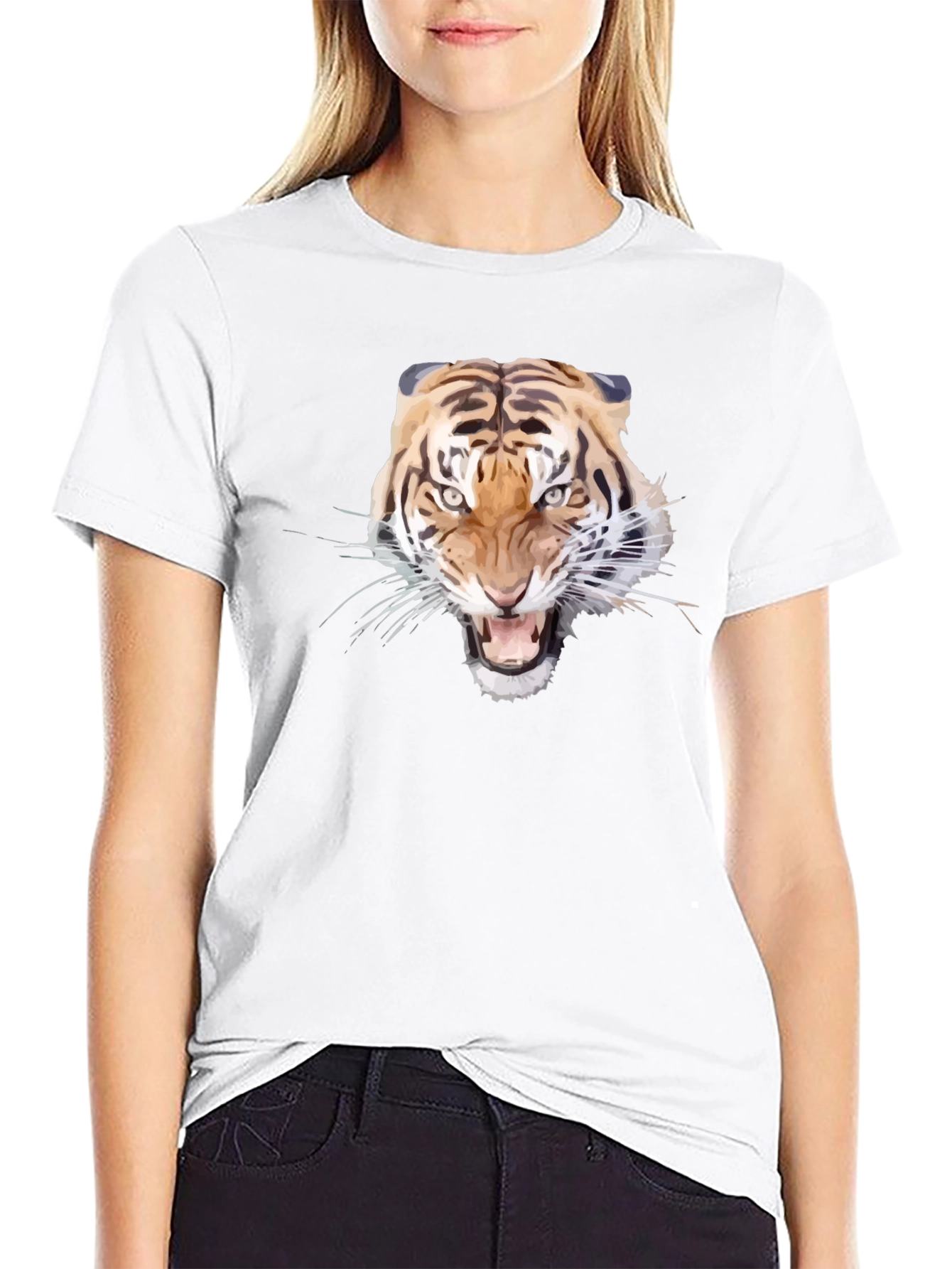 Tiger Graphic Tee - Fierce Style