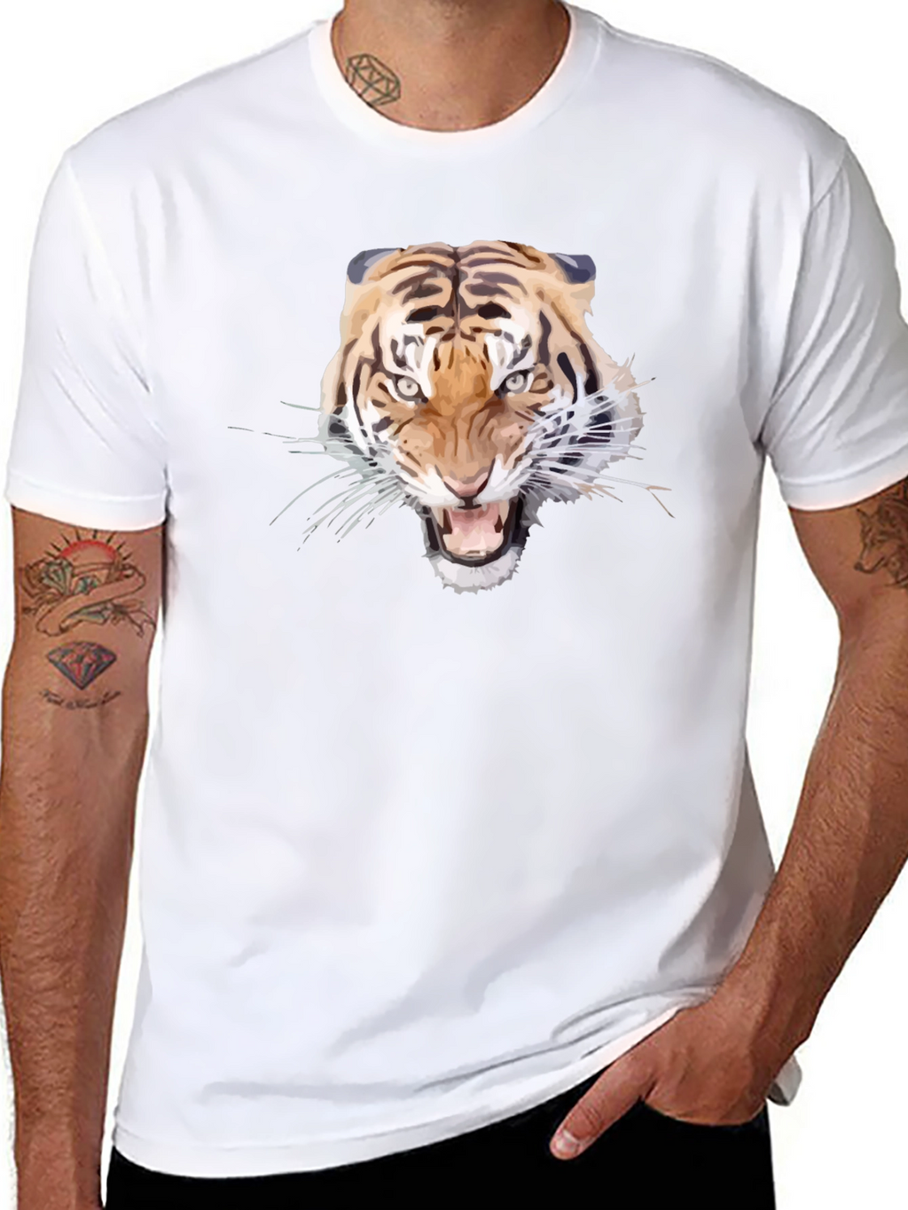 Tiger Graphic Tee - Fierce Style