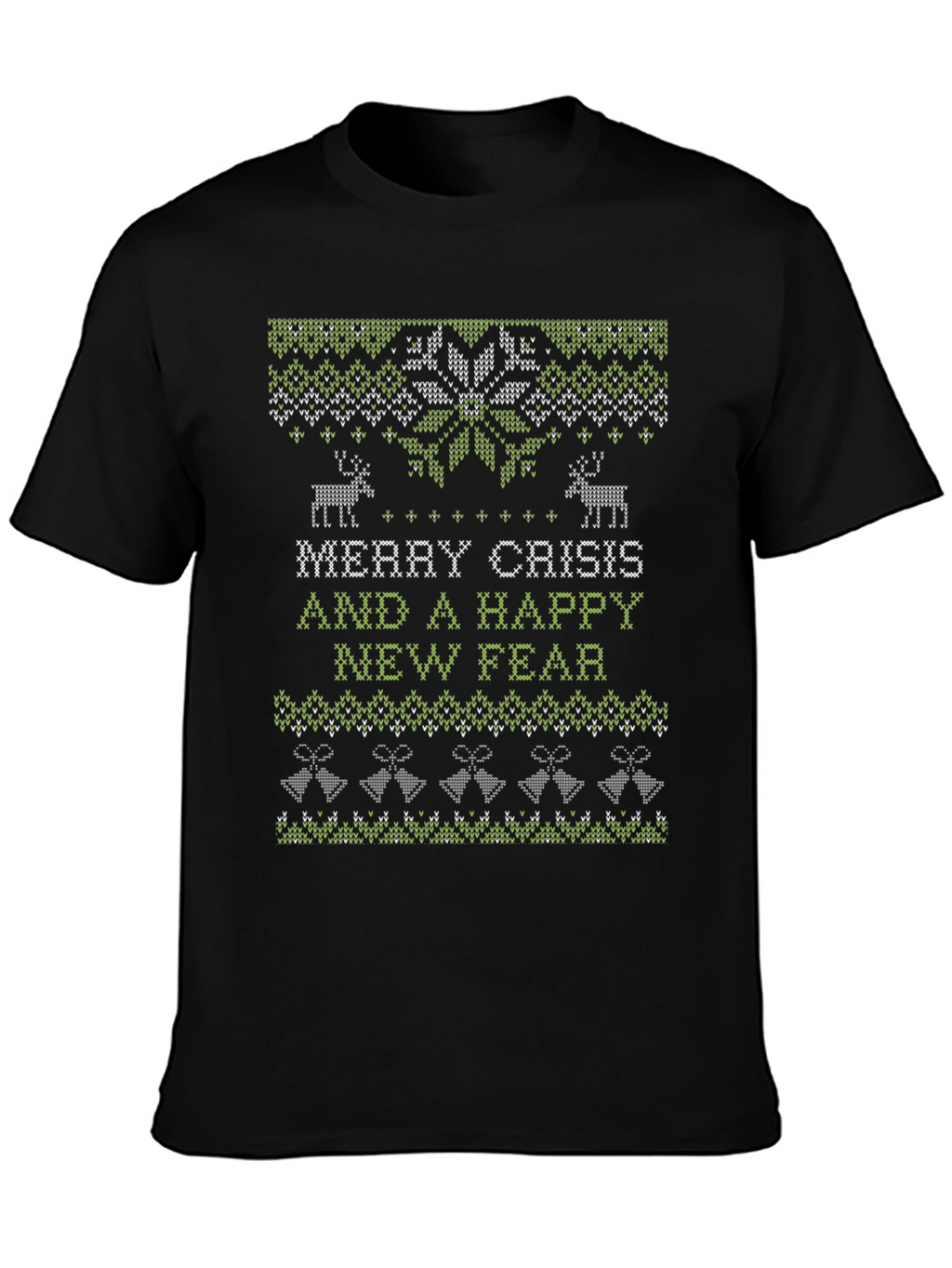 Merry Crisis Ugly Christmas Sweater T-Shirt