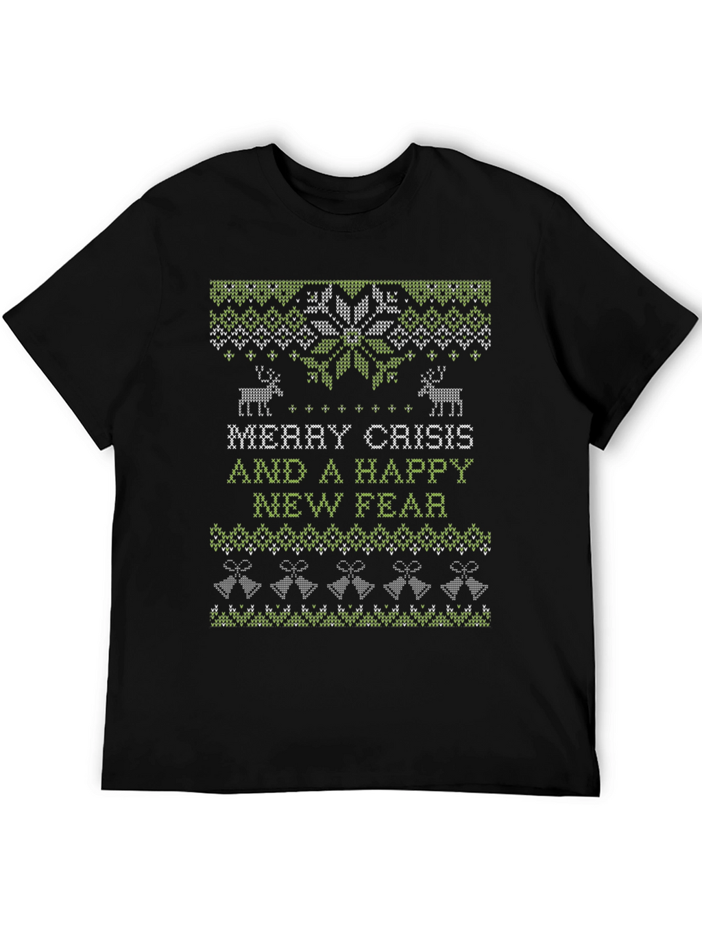 Merry Crisis Ugly Christmas Sweater T-Shirt