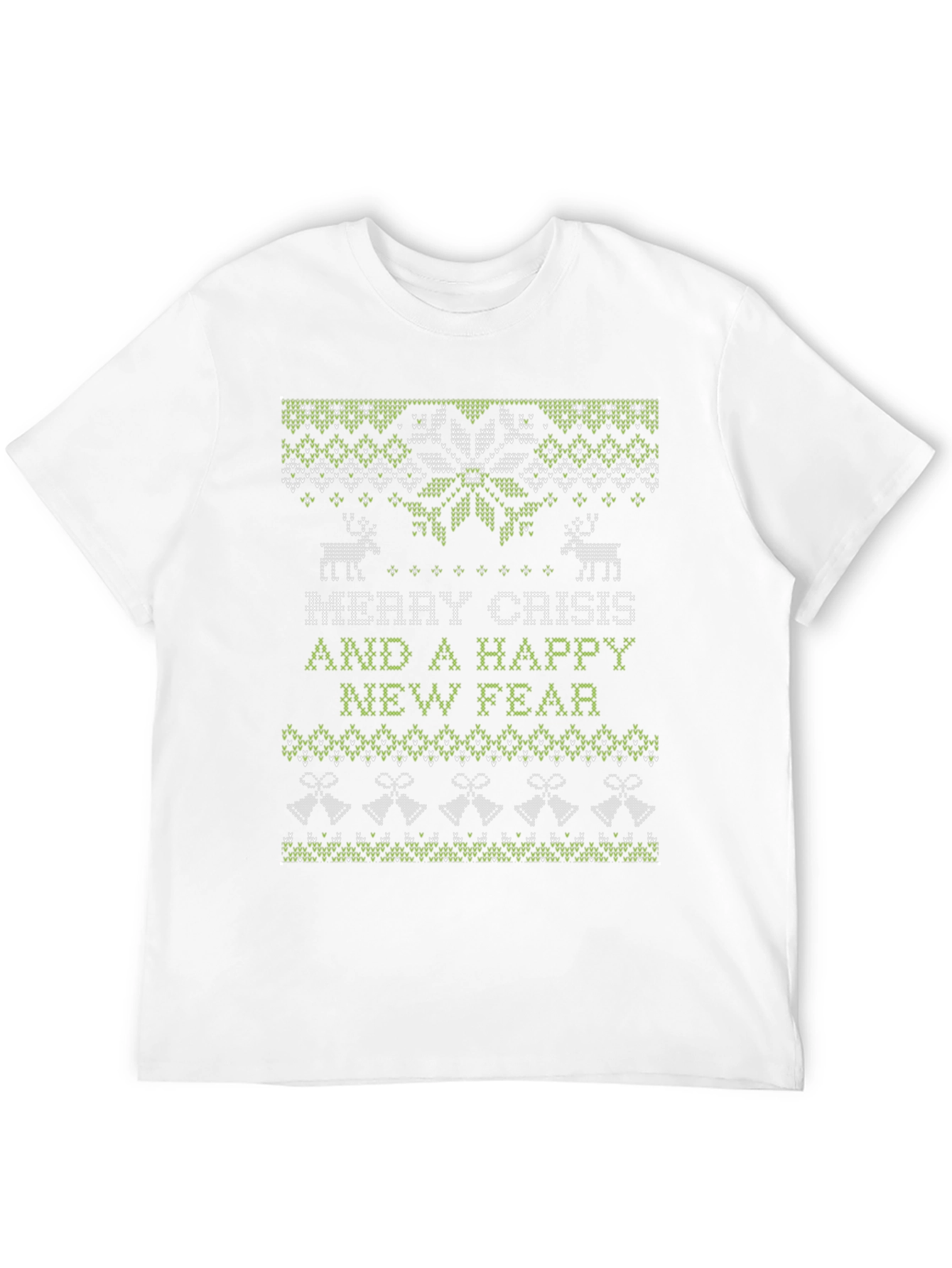 Merry Crisis Ugly Christmas Sweater T-Shirt