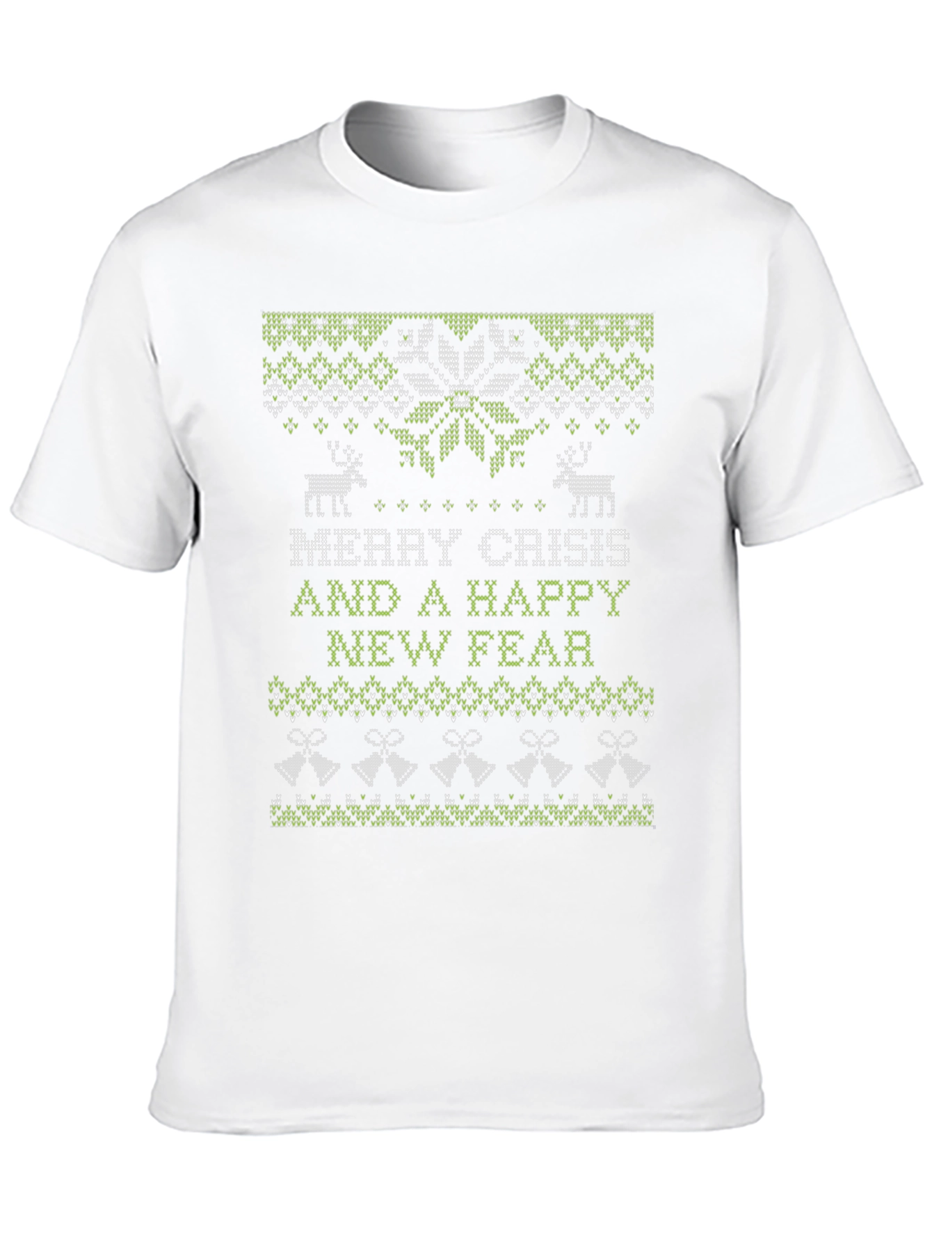 Merry Crisis Ugly Christmas Sweater T-Shirt