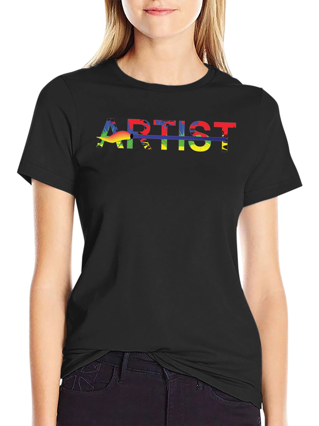 Artist Rainbow Graphic T-Shirt
