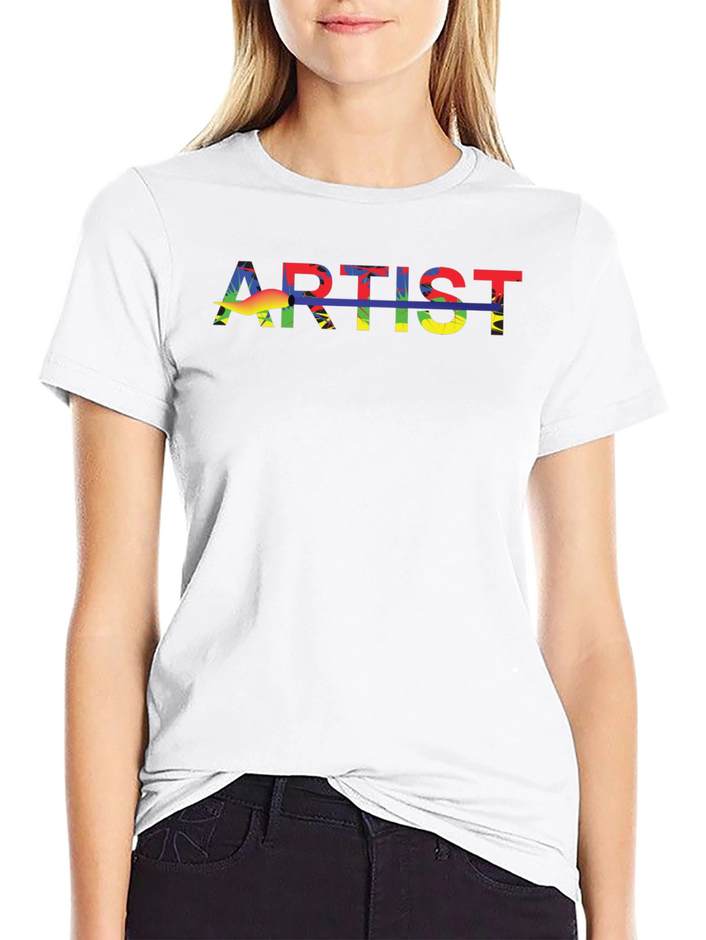 Artist Rainbow Graphic T-Shirt